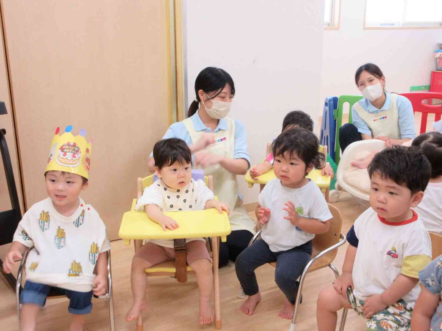集中して見てくれています◎