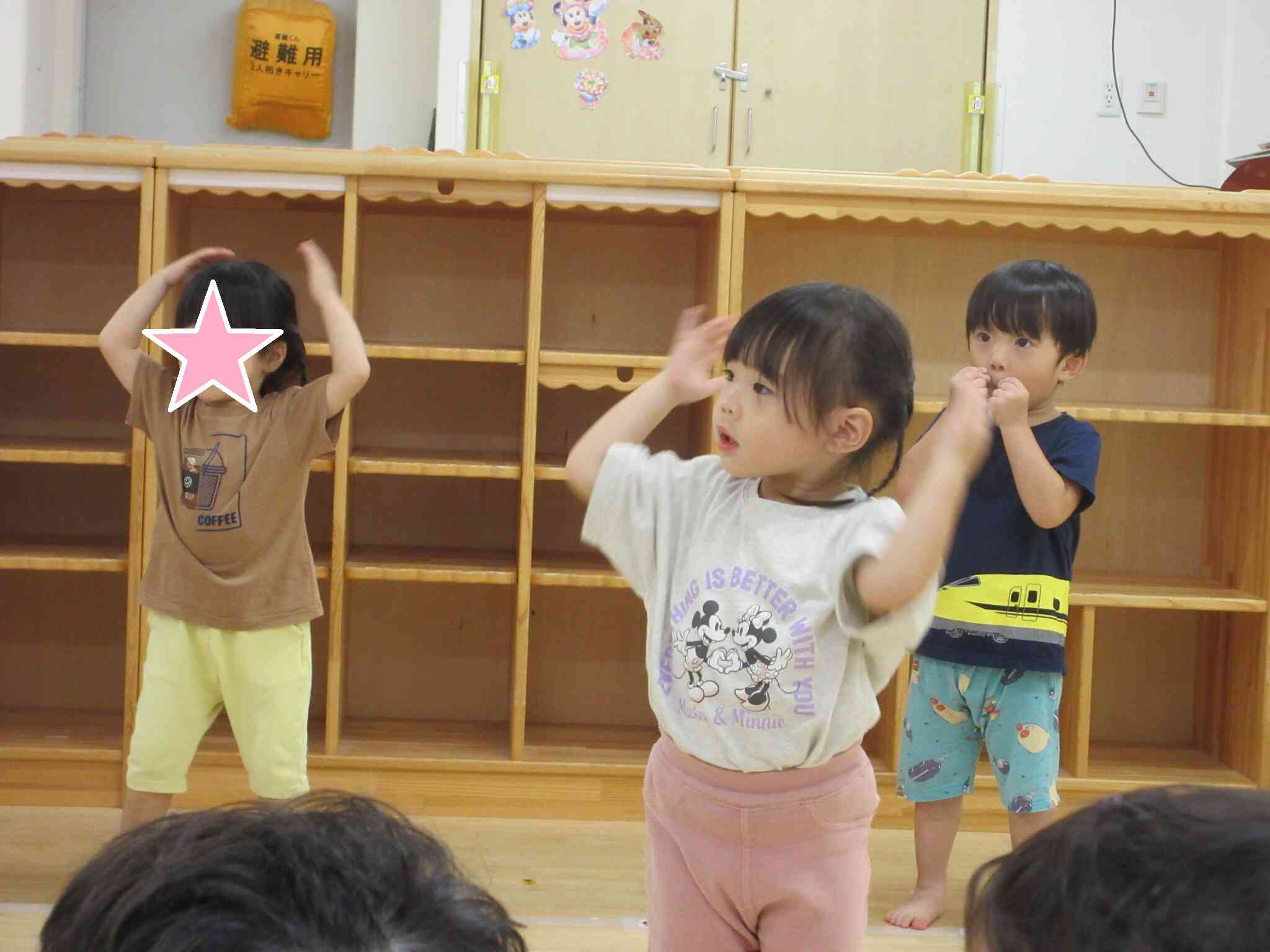 音楽に合わせて♪じょうずです!