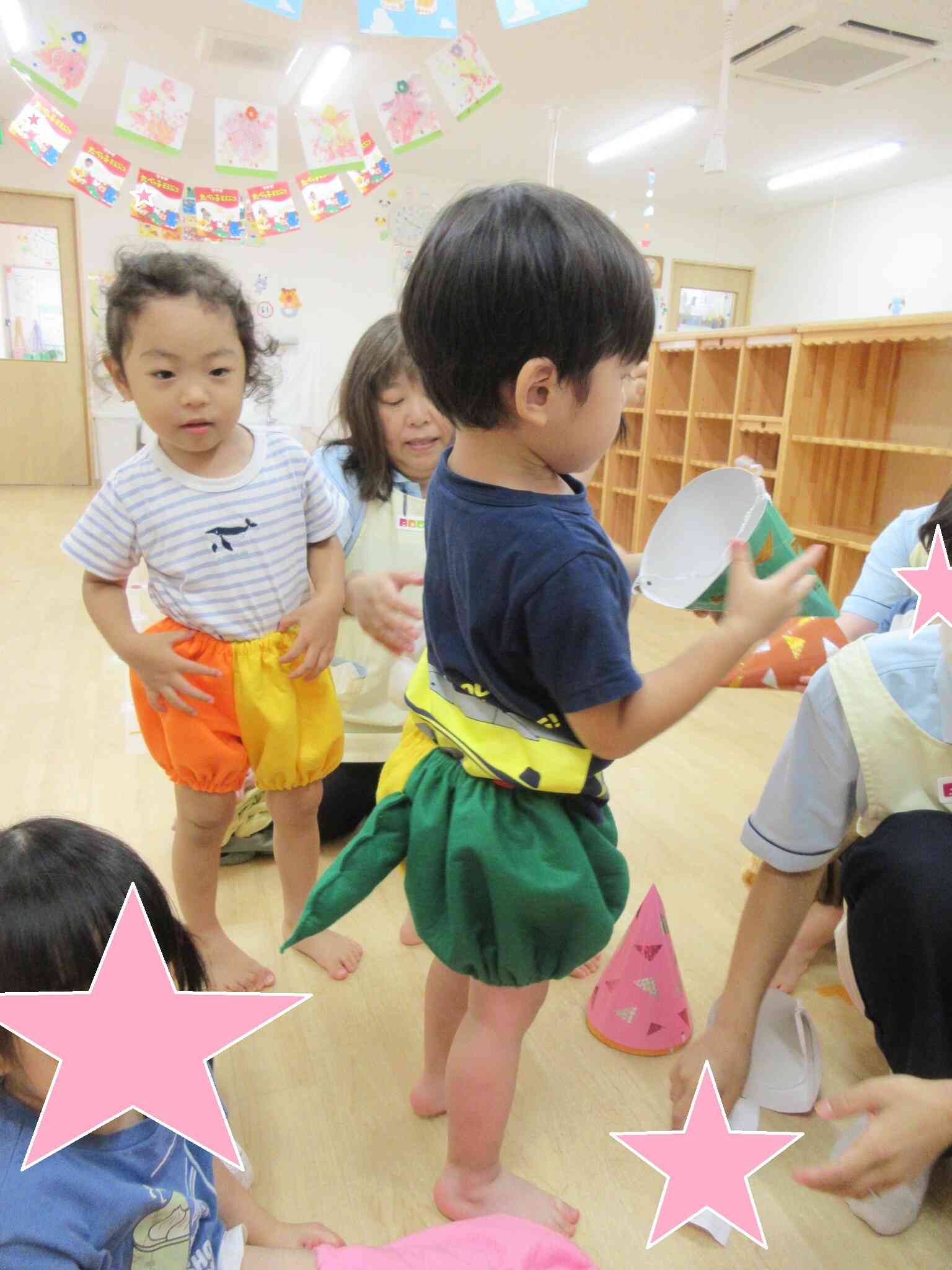 サーキット走の後は衣装にお着替え♪がんばるぞ