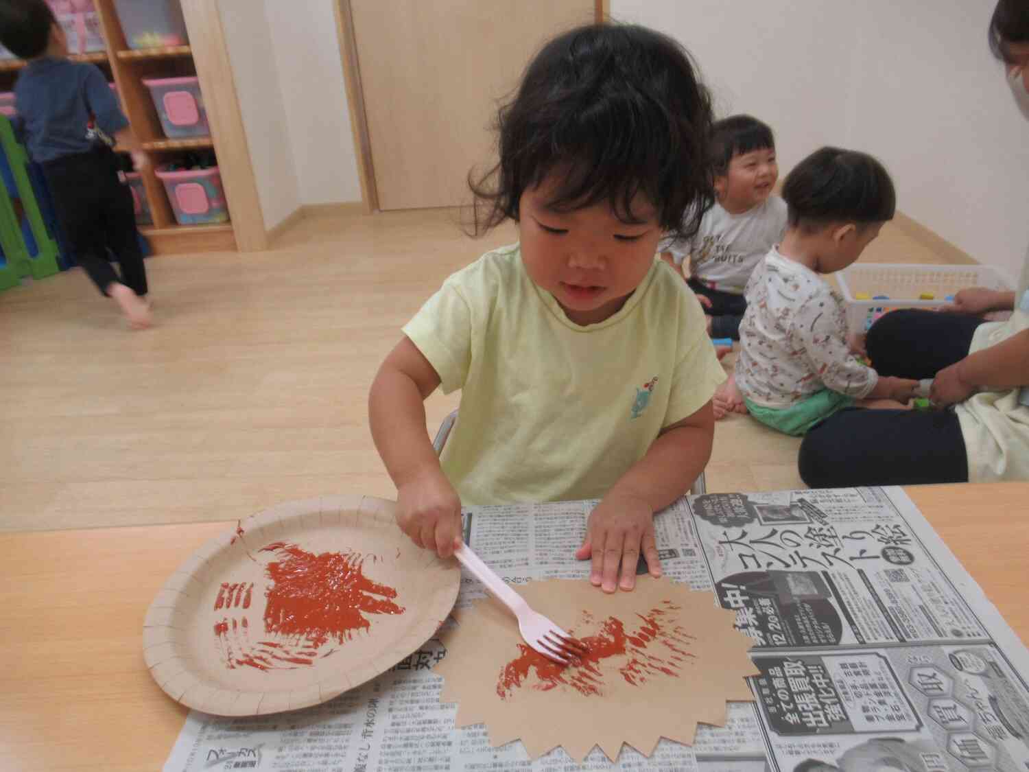 ハリネズミの製作です!