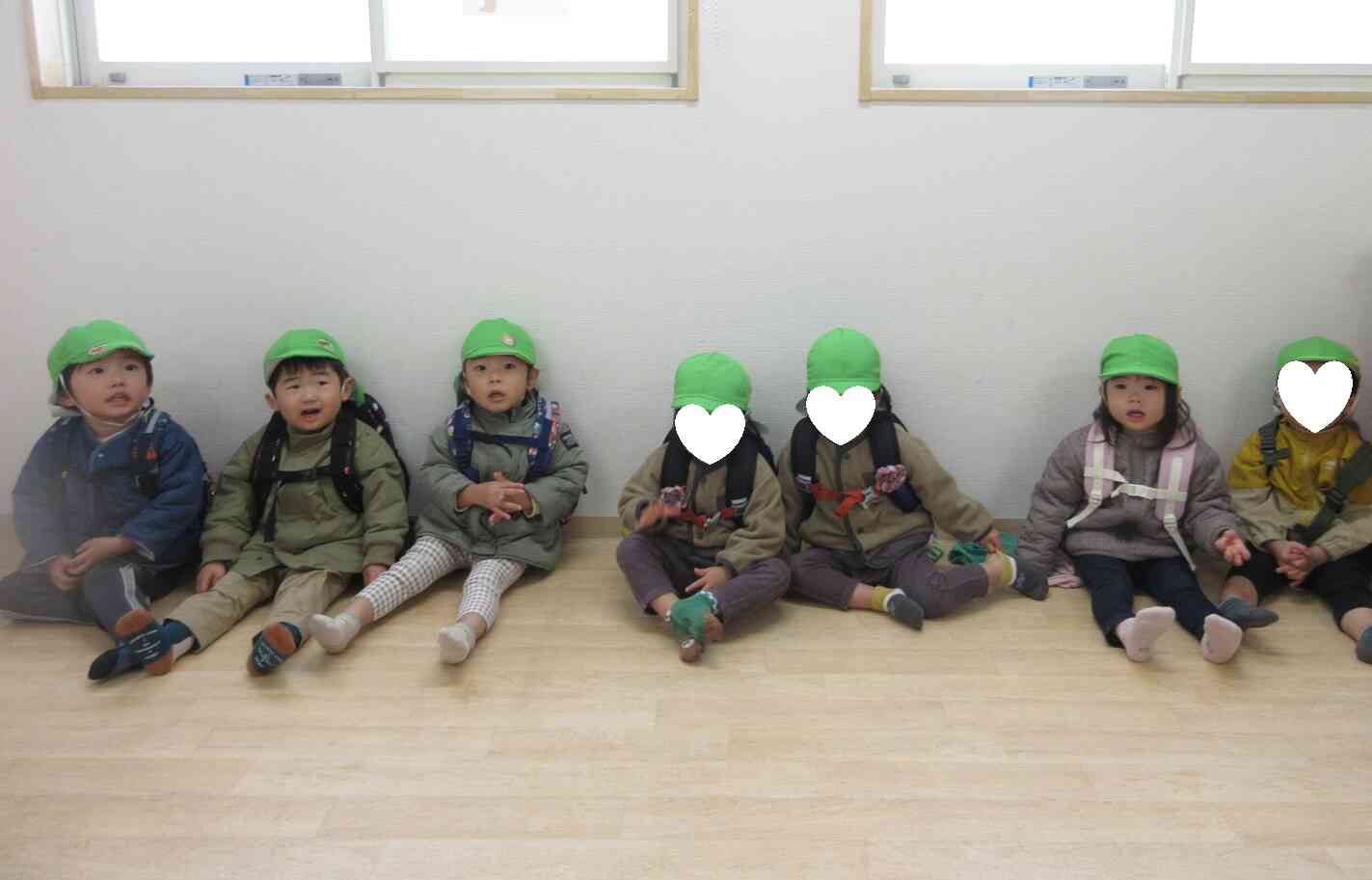 出発前には先生のお話を聞いたよ◎