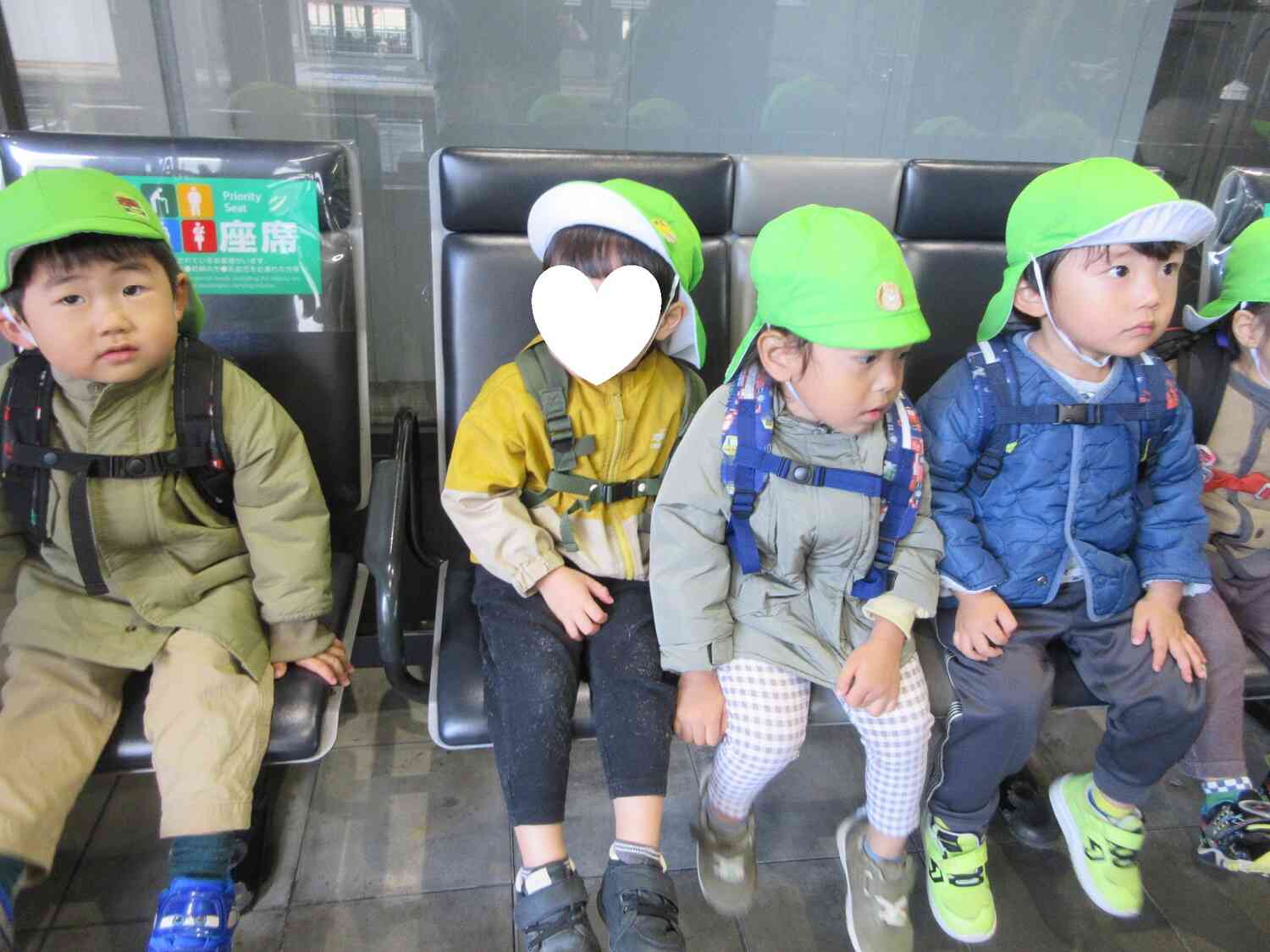 待合室で、ちょっぴり休憩♪