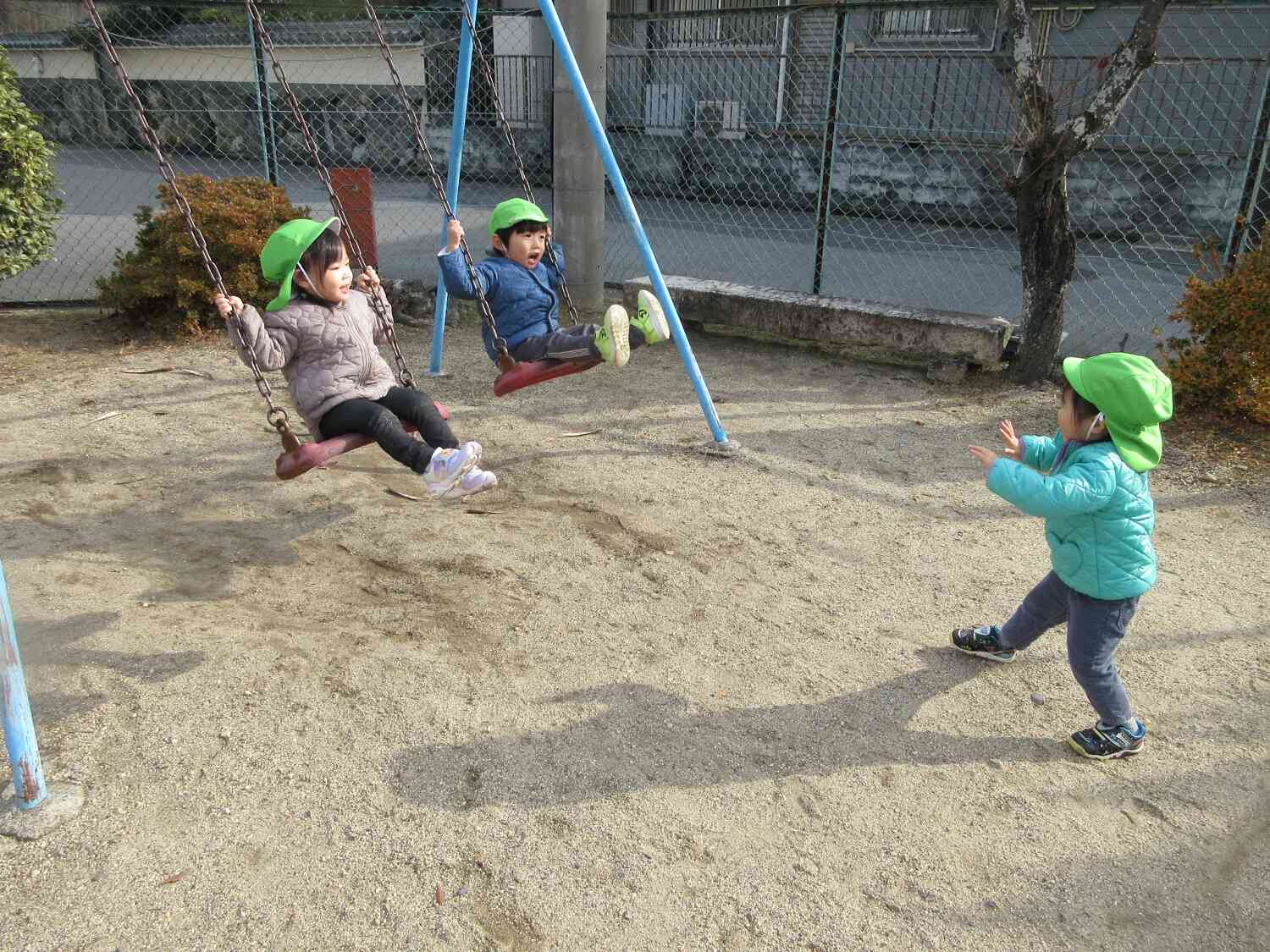 お友だちに元気を送っています!ぱわー!