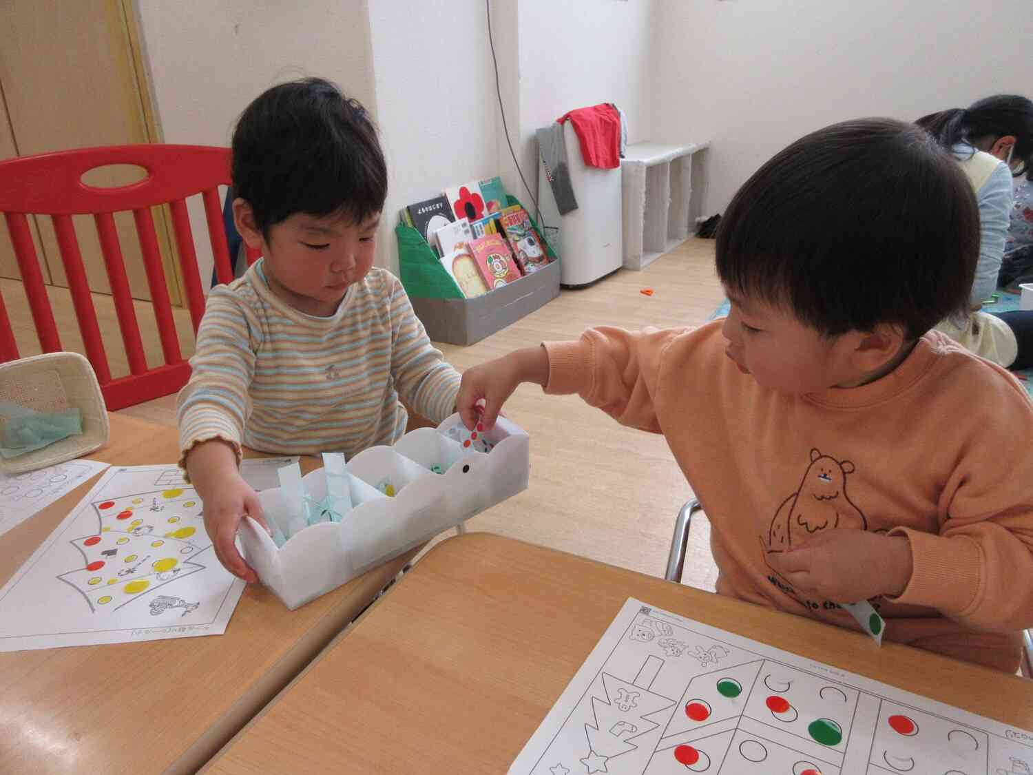 どうぞ～♪ありがとう～♪