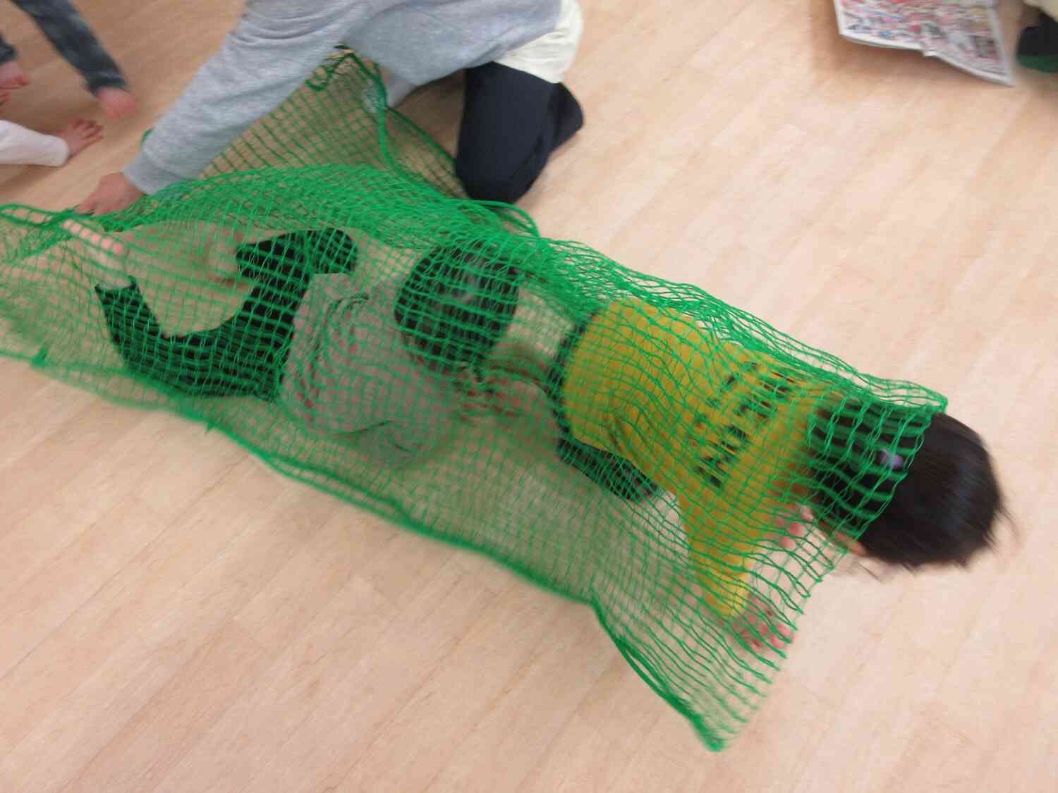 網くぐりも任せて☆