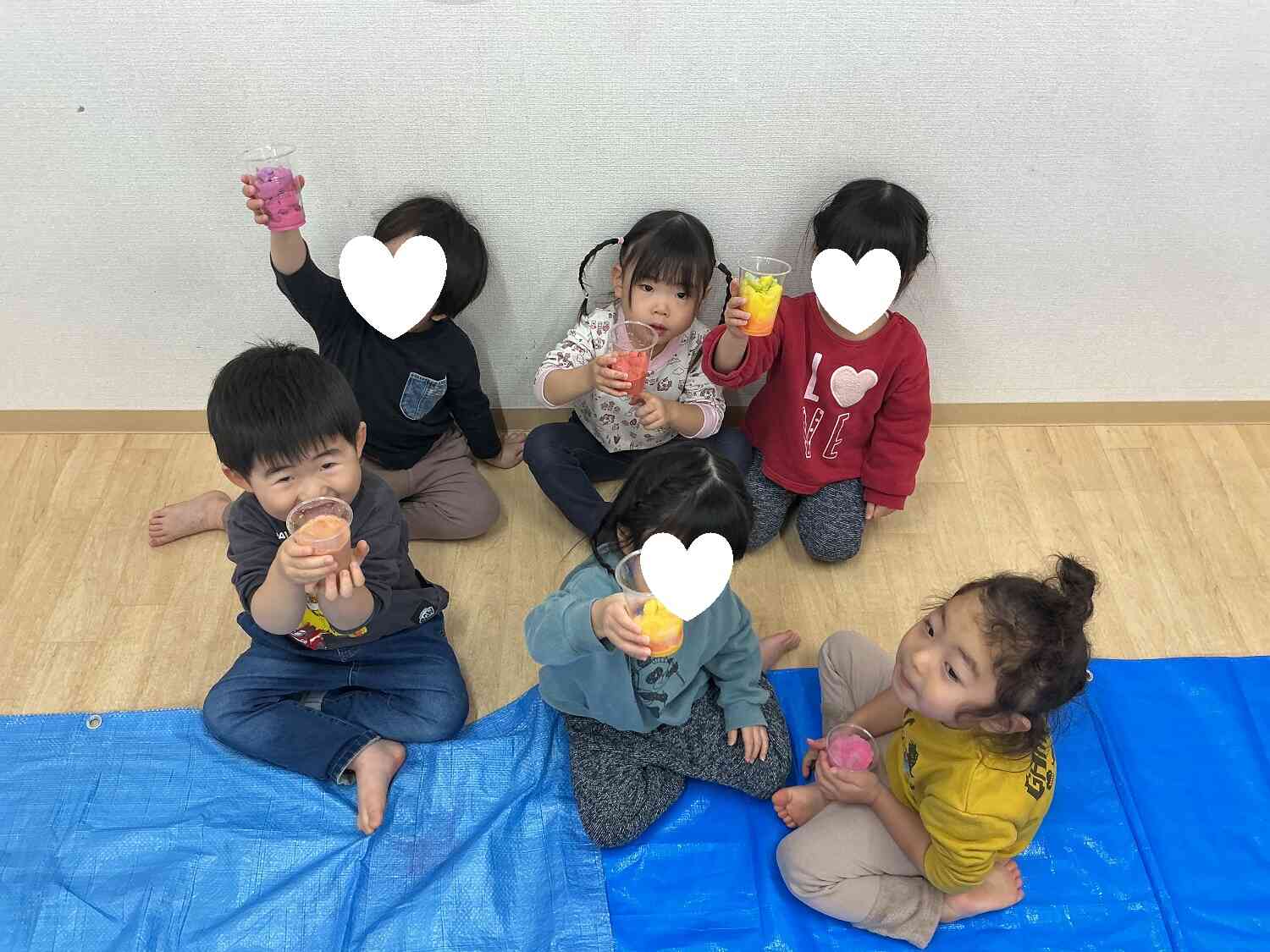 世界に一つのかき氷が出来たよー