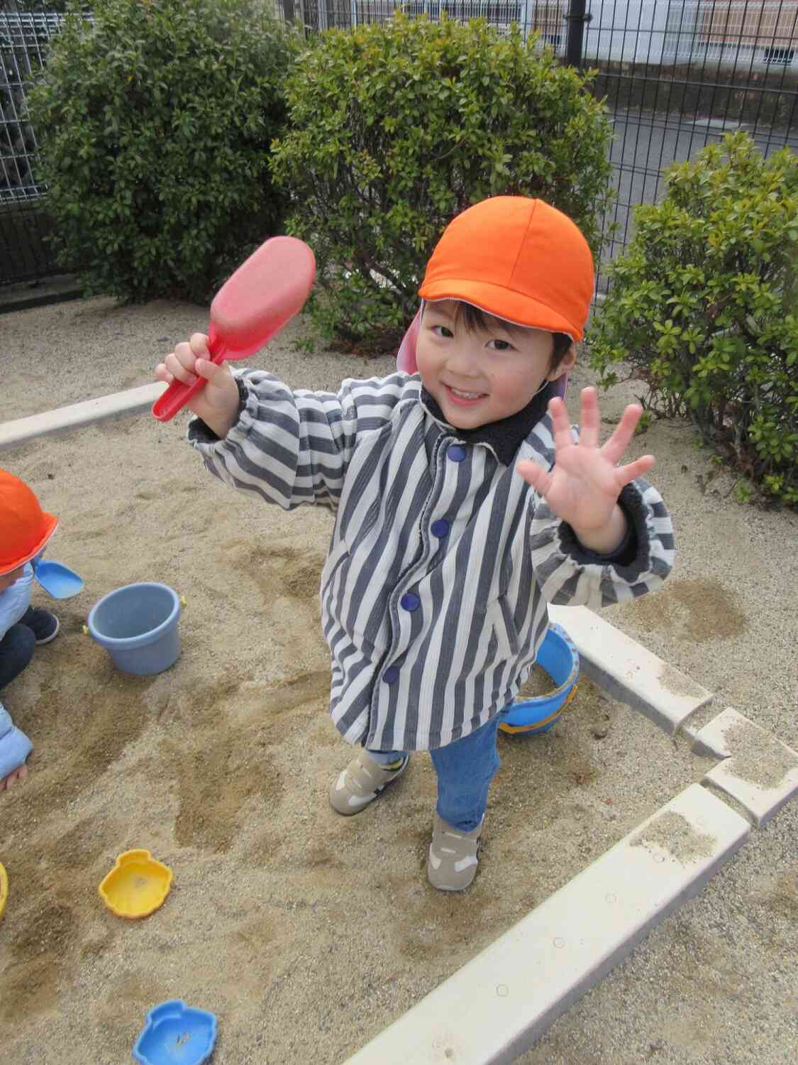 ばぁ!できたね☆