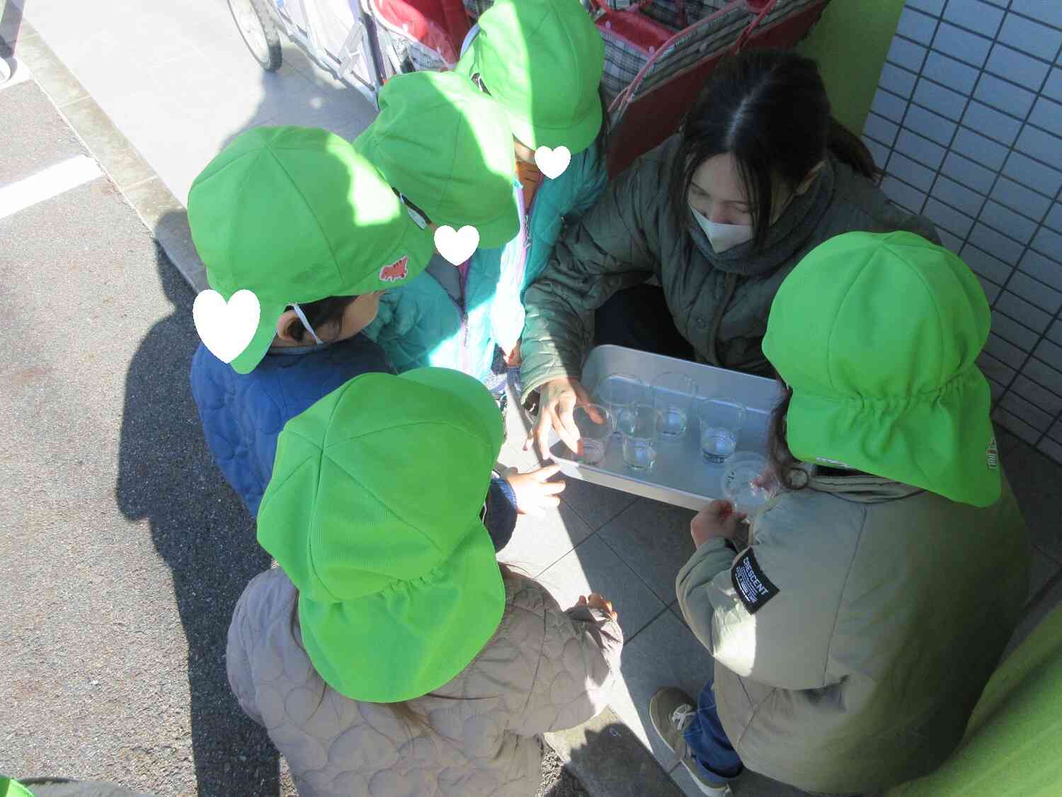 みんなで氷づくり♪