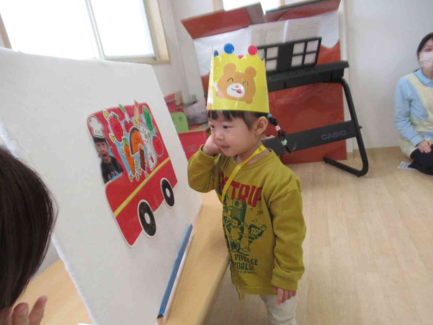 大好きなイチゴをパクッと食べて楽しんでくれました◎