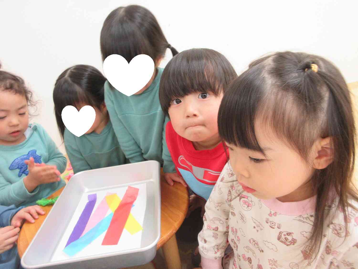 破いた花紙、どうなるんだろう…