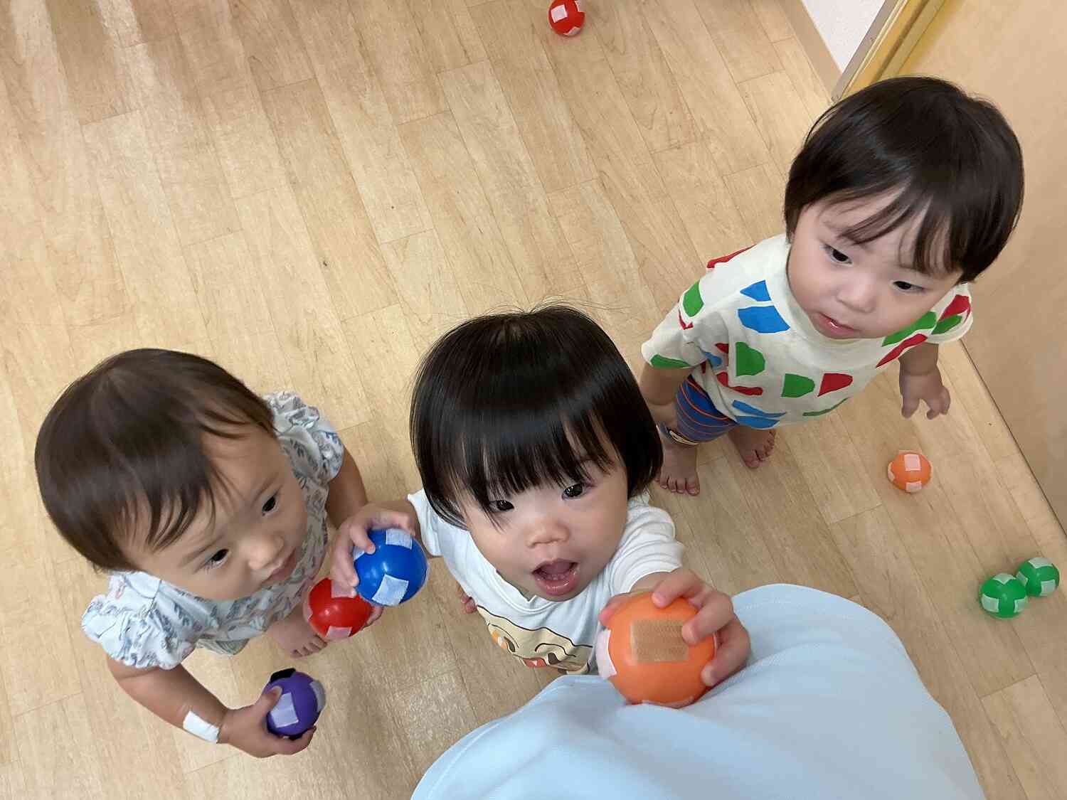 ひよこ組☆ひっつきボール!