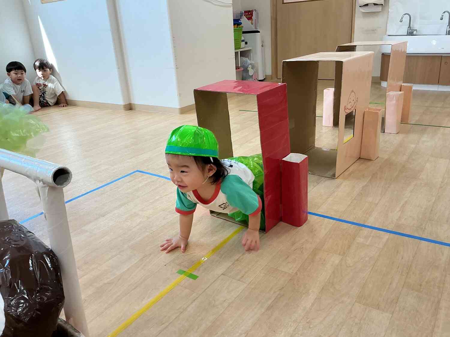 マヨネーズのトンネルだ！