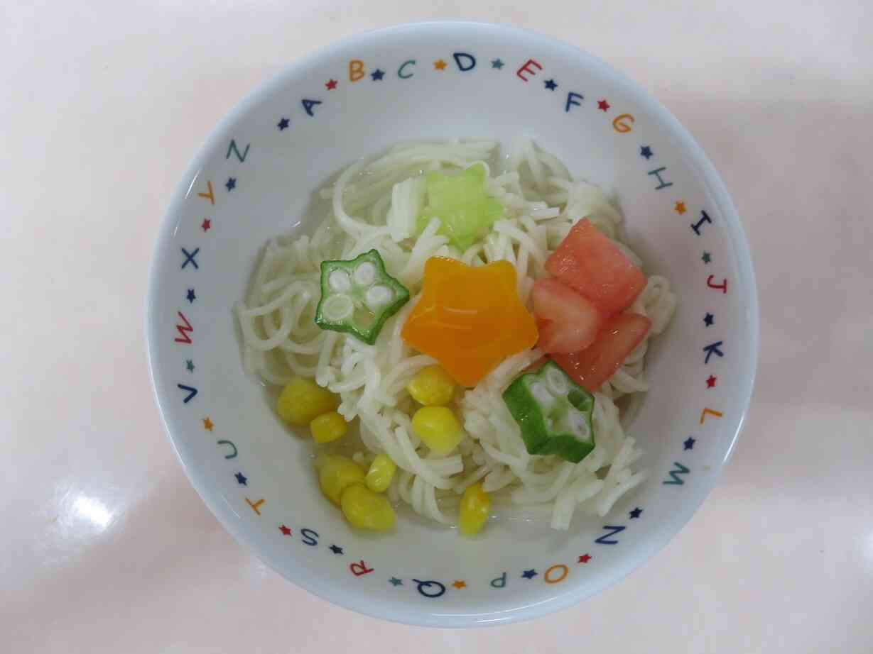 七夕そうめんのおやつ