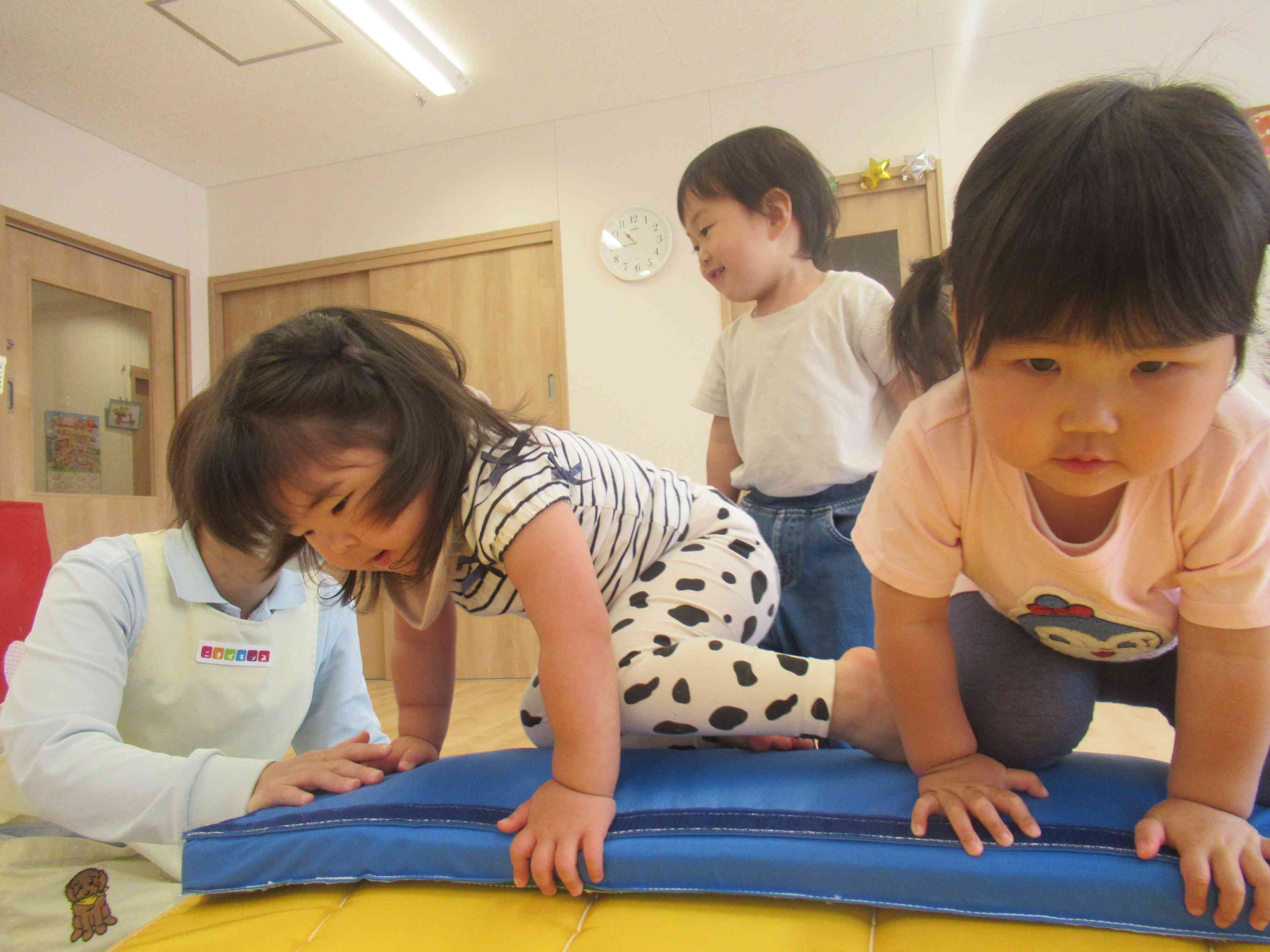 お友だちに負けじと挑戦！！