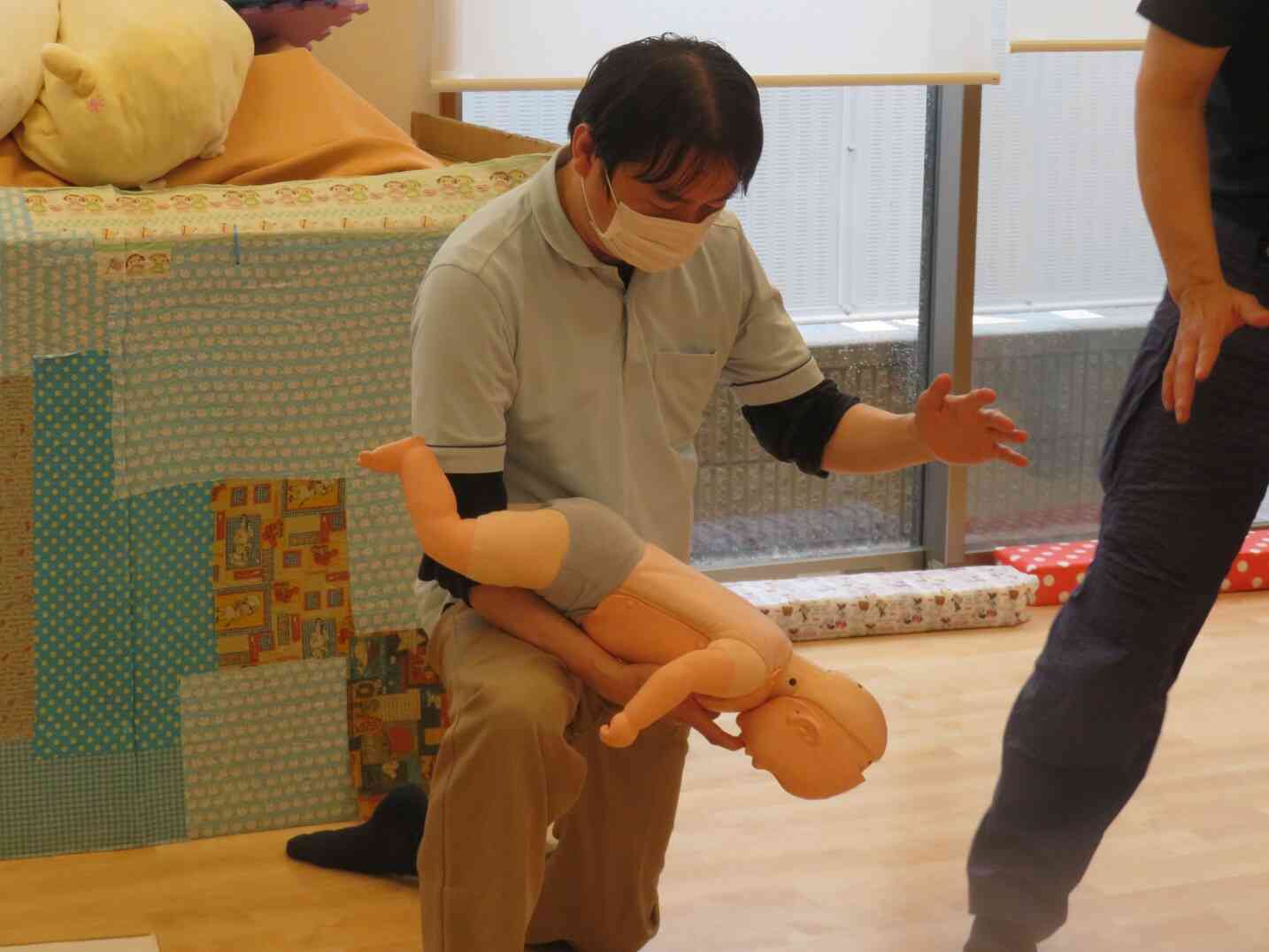 起動異物除去の仕方を学びました