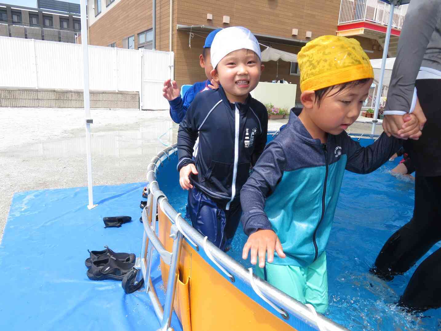 待ちに待ったプール開き☆（3・4・5歳児）