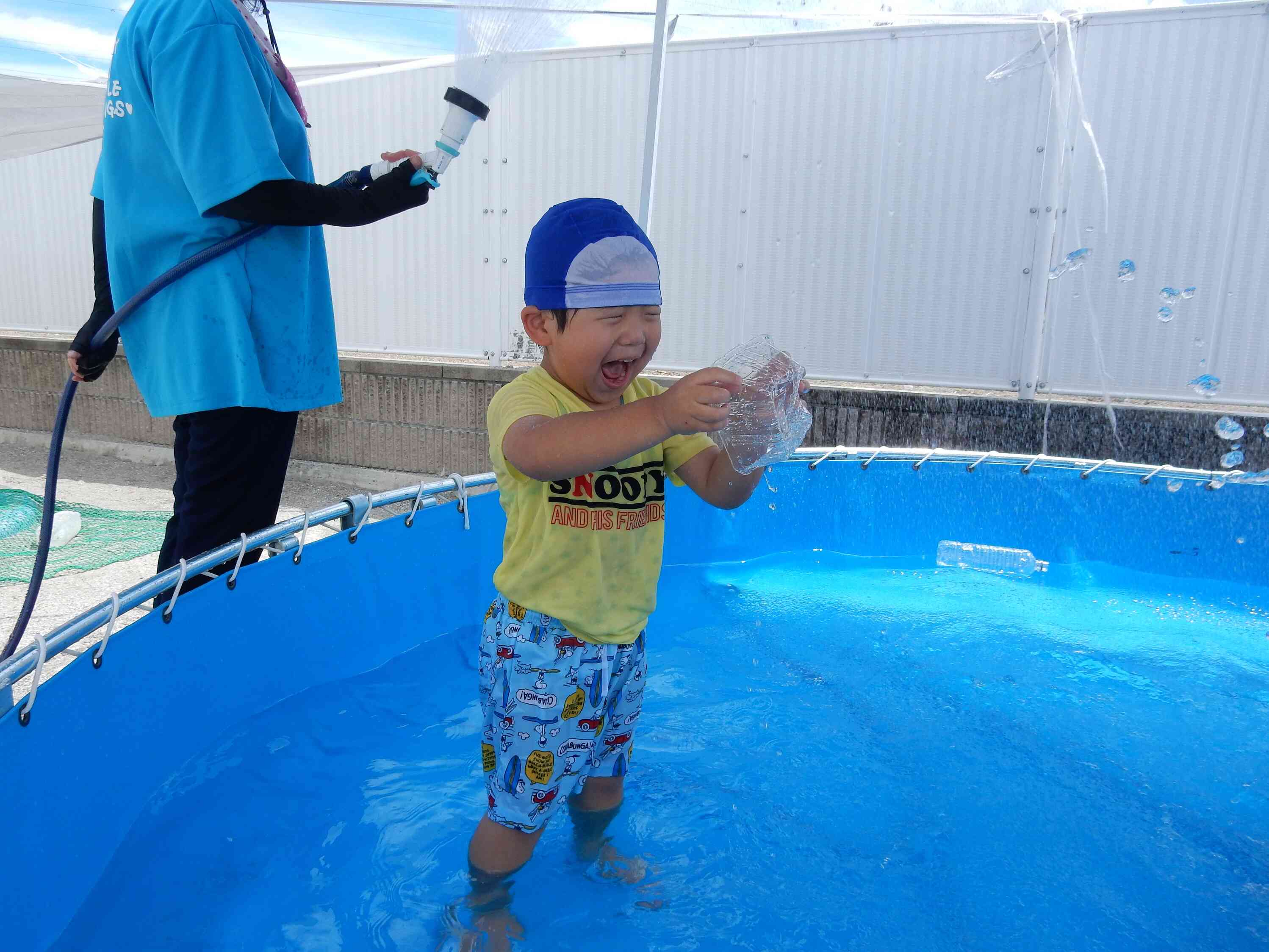 シャワーが雨みたい☆