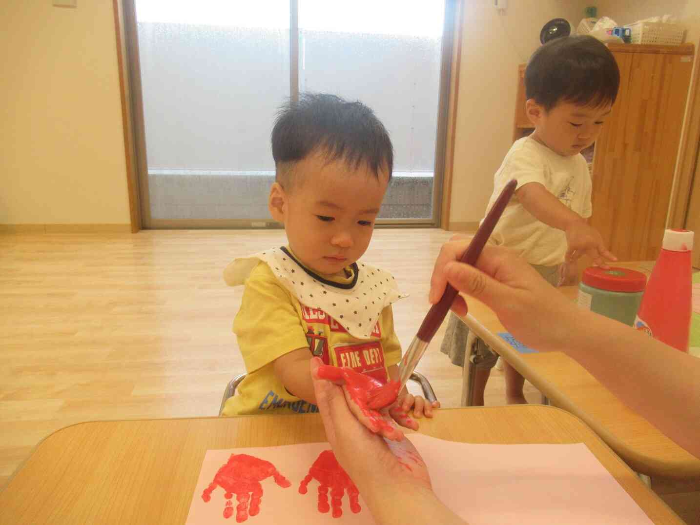 手形をぺったん♪