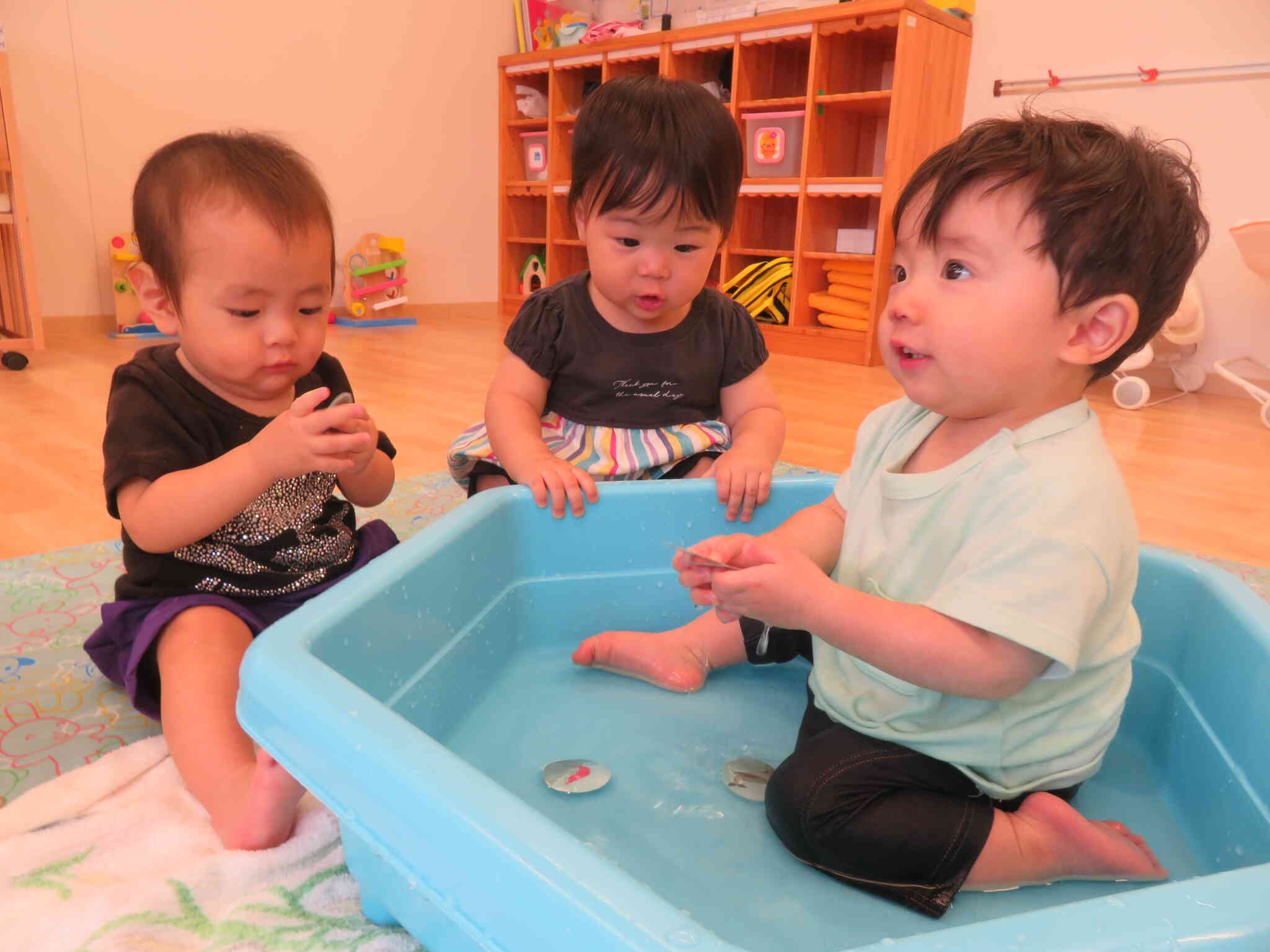 水遊びも楽しんだよ！