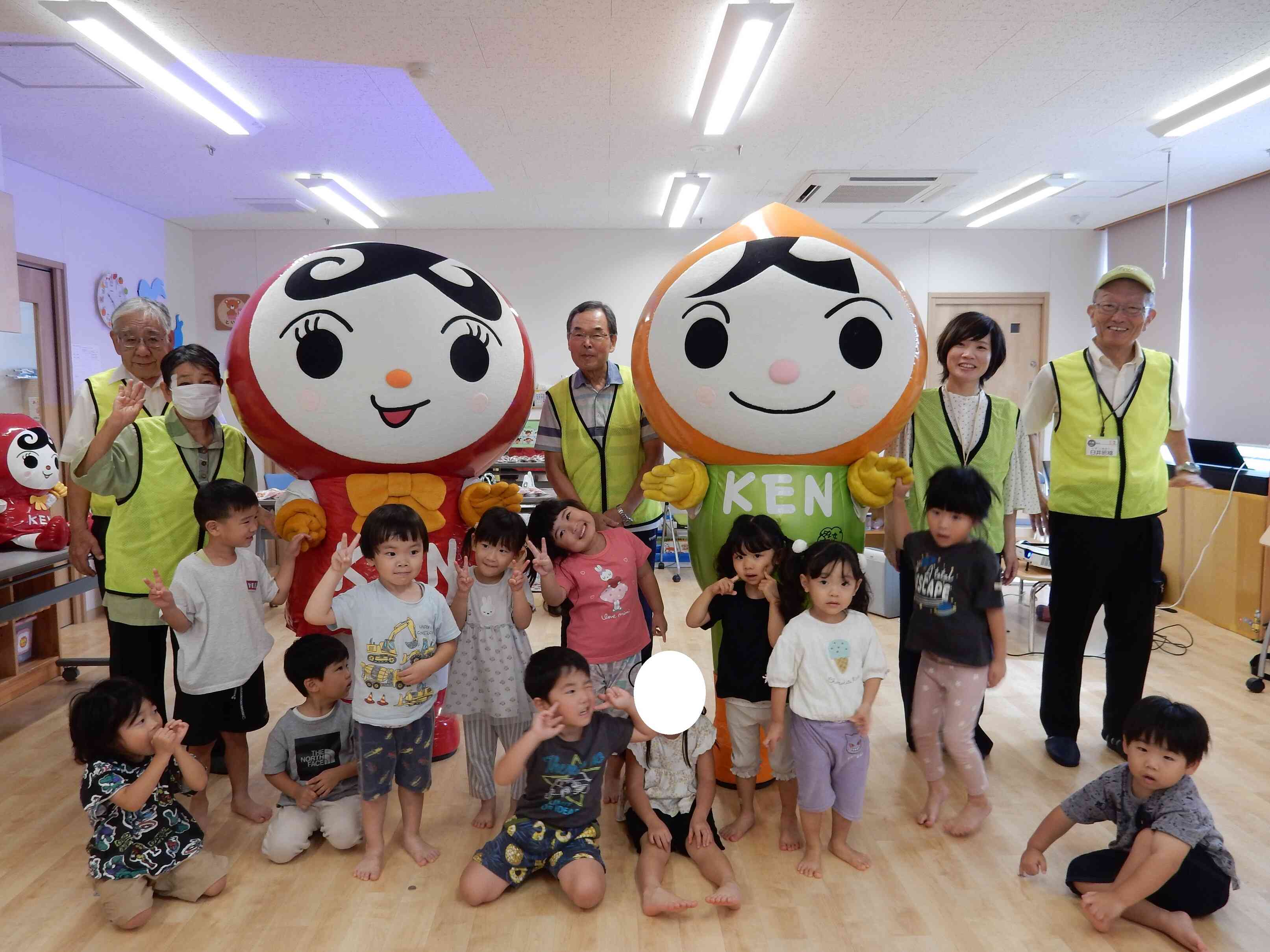 りす組さん、「ハイチーズ☆」
