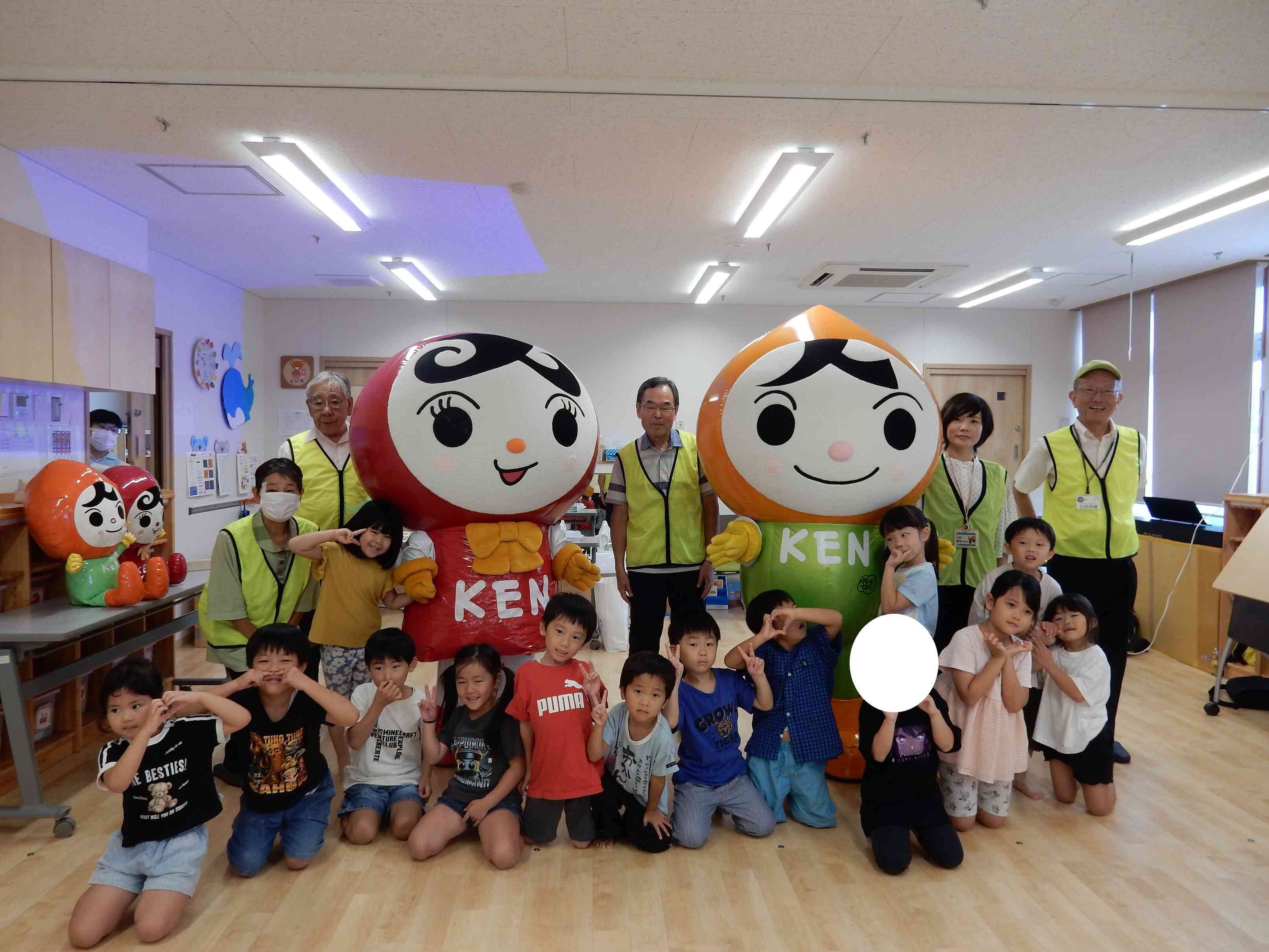 きりん組さん、いい笑顔です！