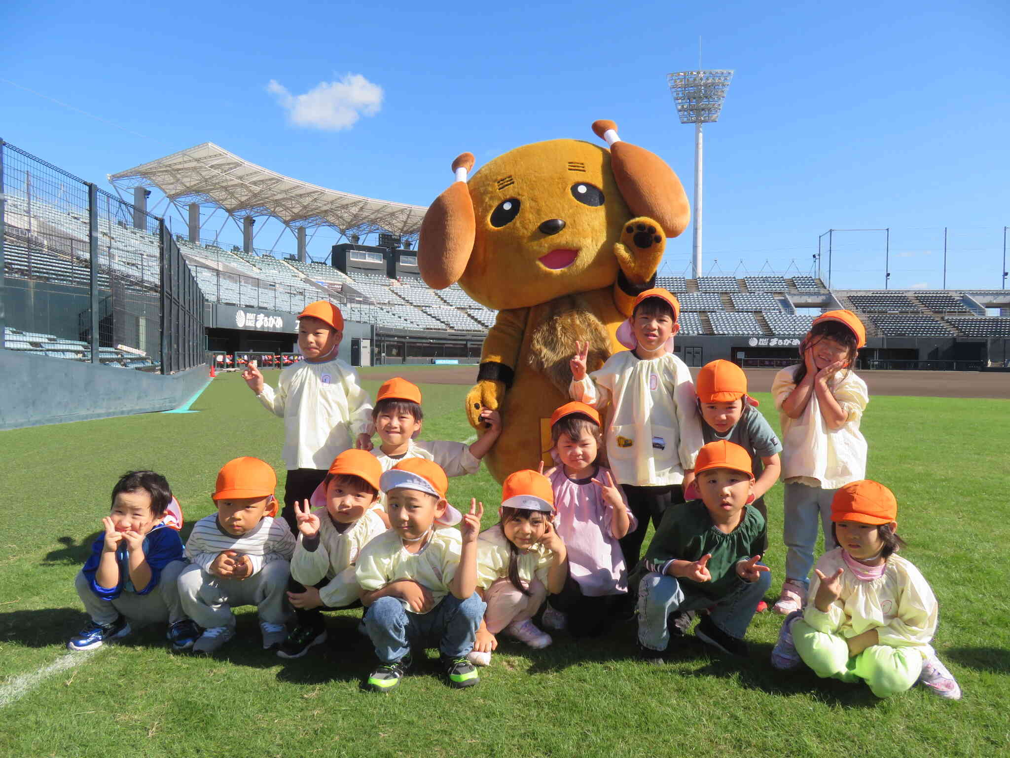 レグザムボールパークですぽきょんと☆　4歳児