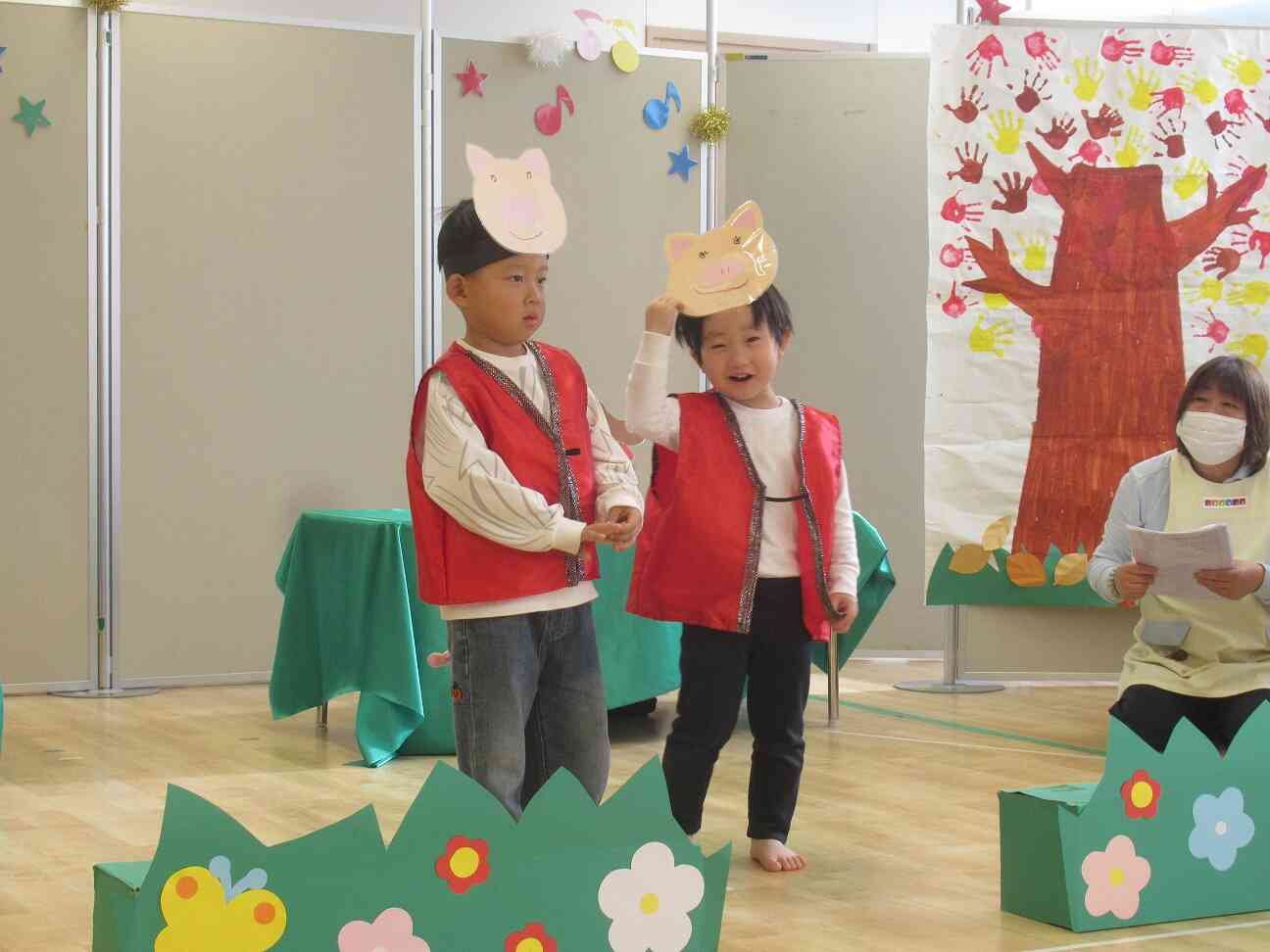 2人でいると落ち着く感じか可愛かったです。4歳児