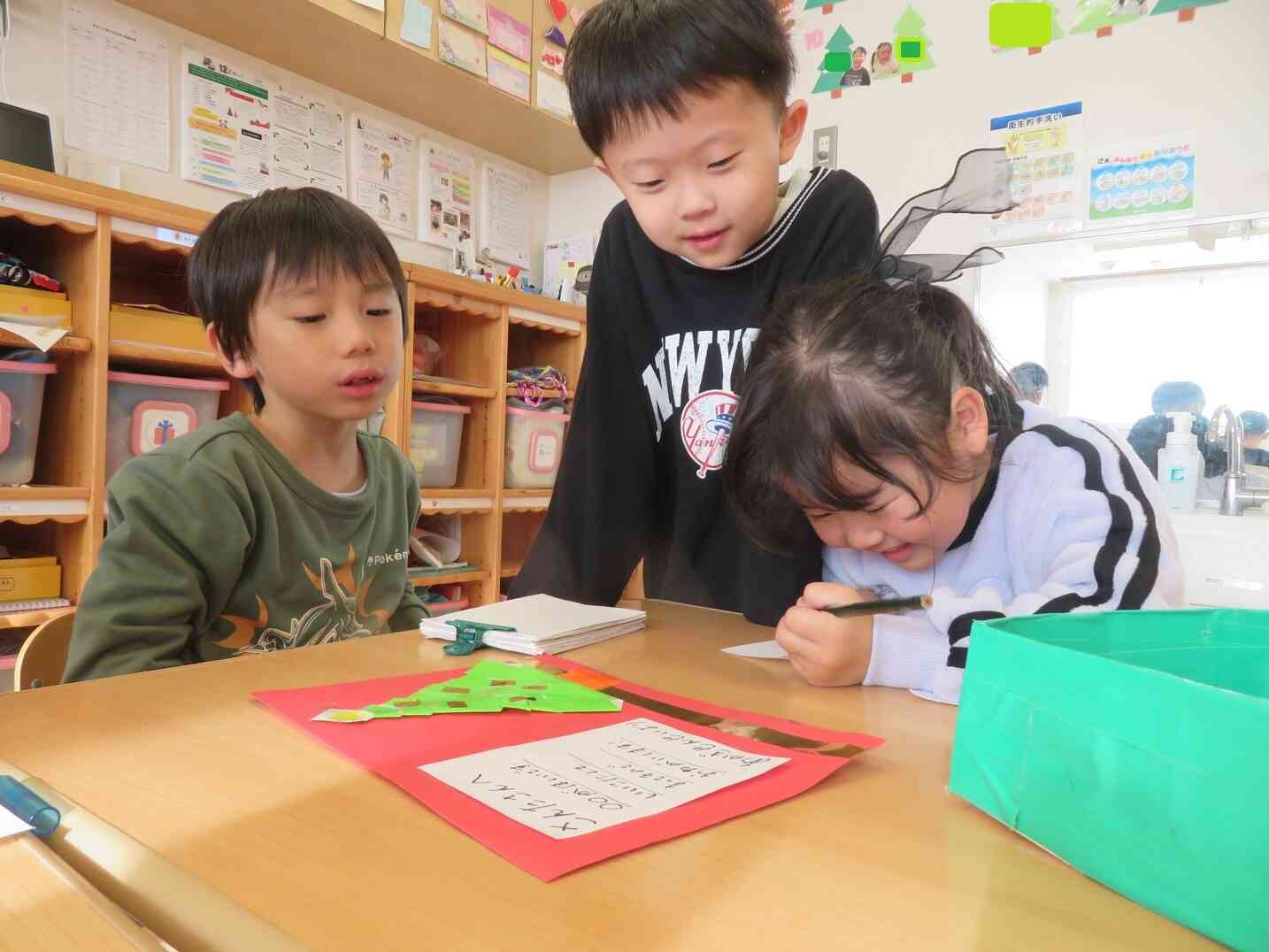 サンタさんへお手紙を書きました☆