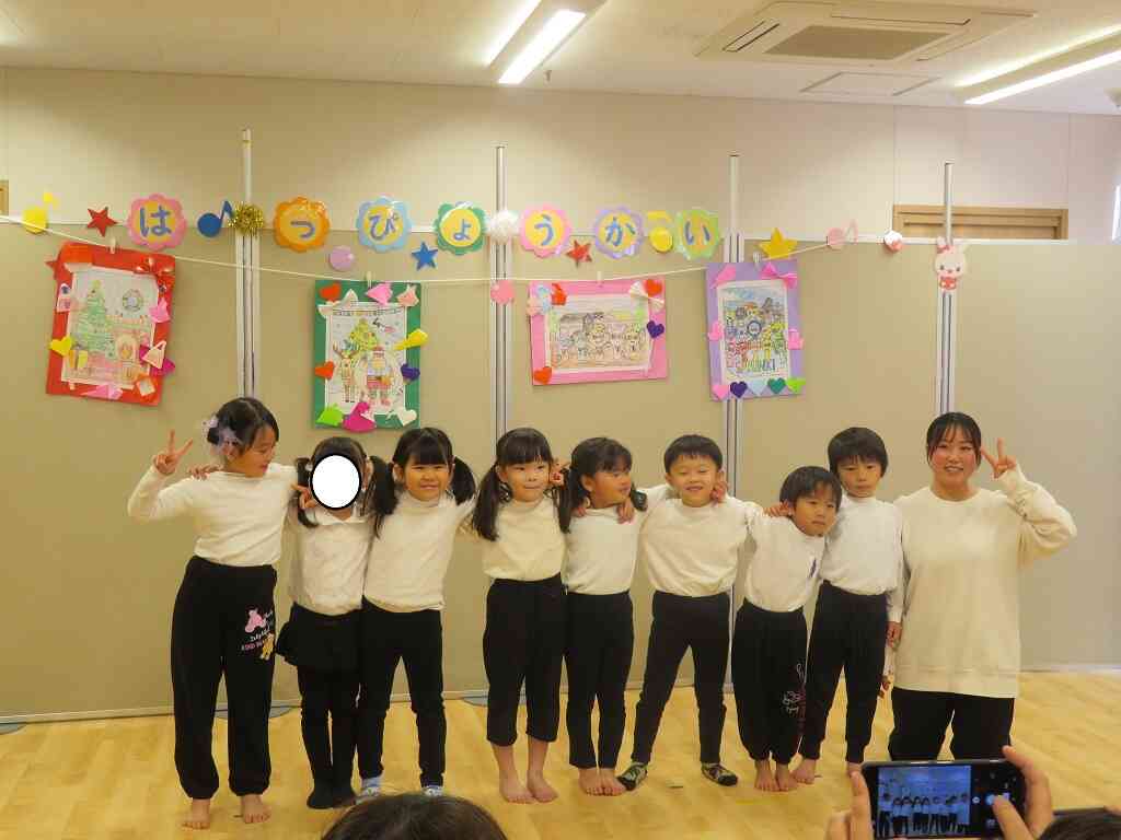 5歳児さん保育園最後の発表会♪