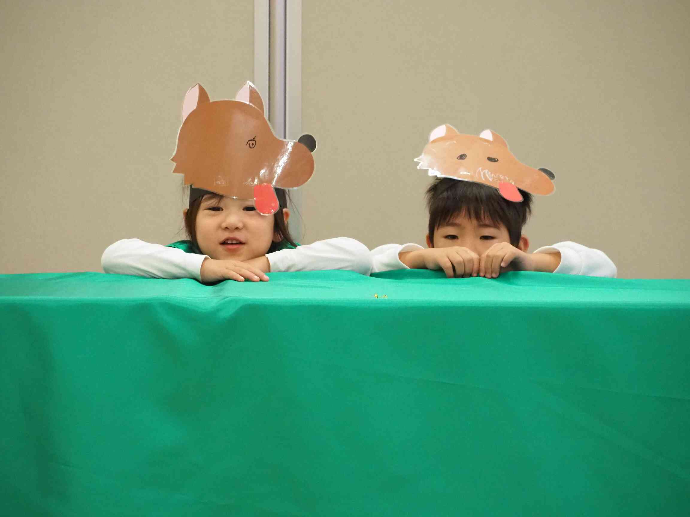 練習の合間の一息タイム♡　4歳児