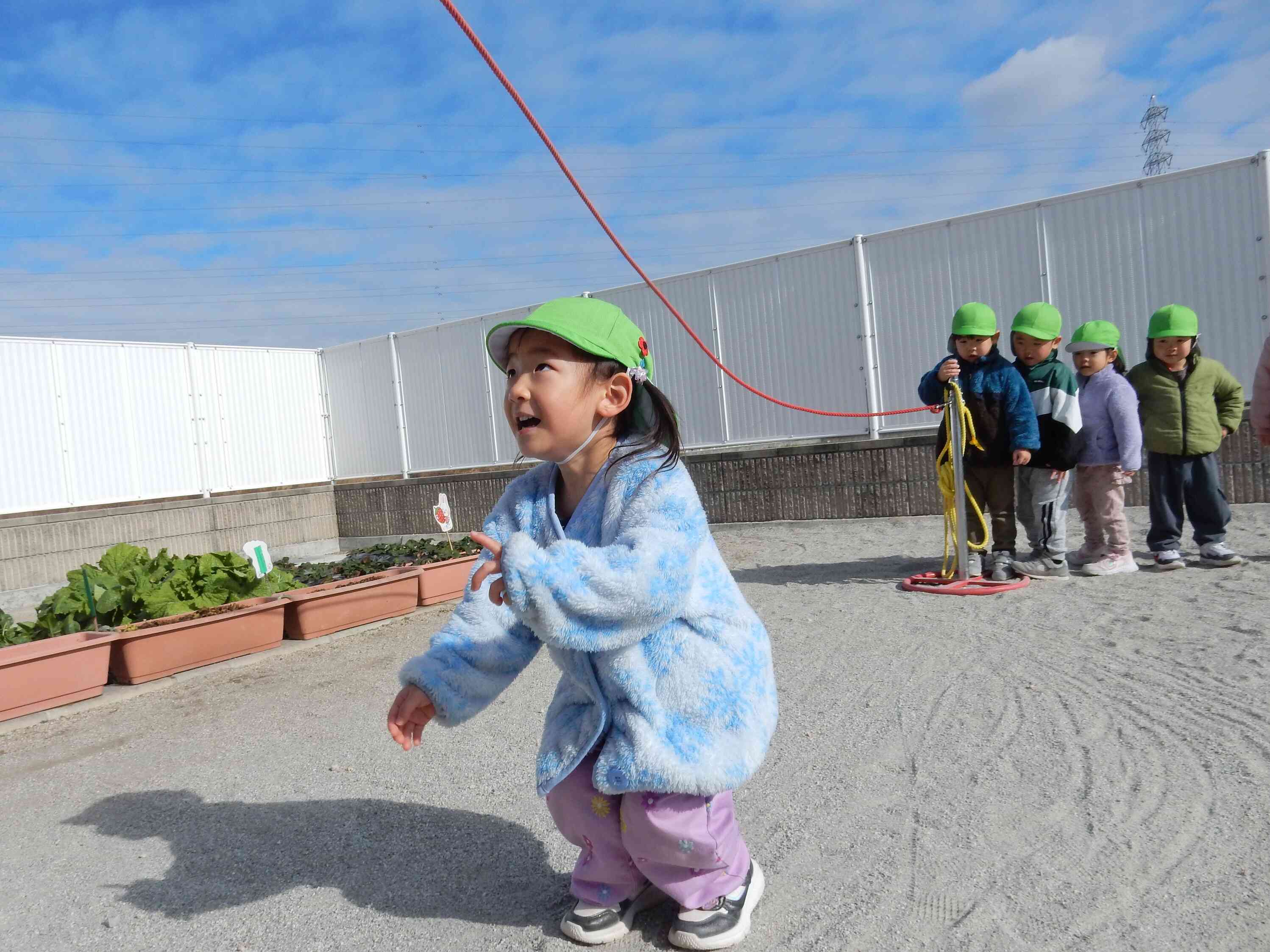 縄が来るよ！よーく見なくちゃ！