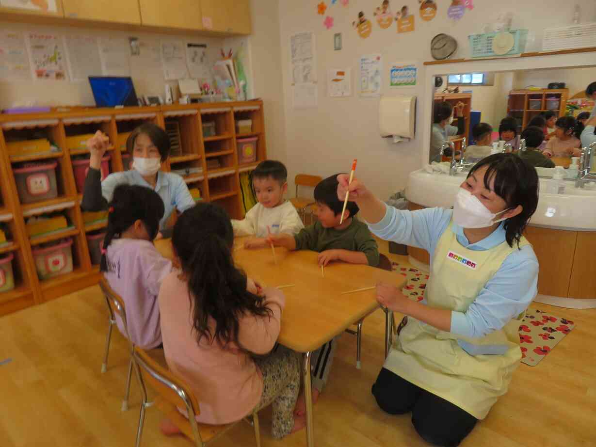 箸を持ってみよう