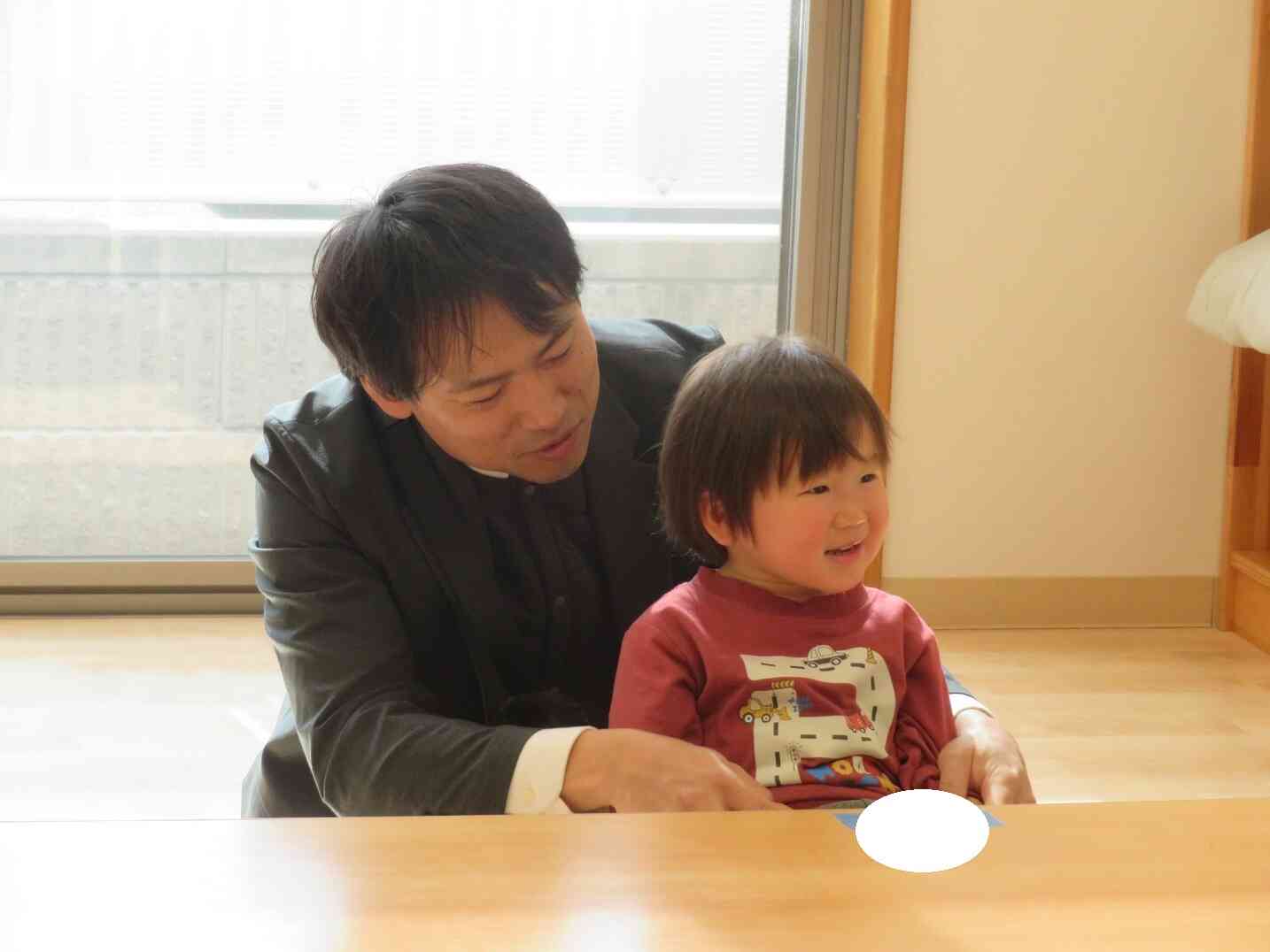 パパと一緒で嬉しいね~♡