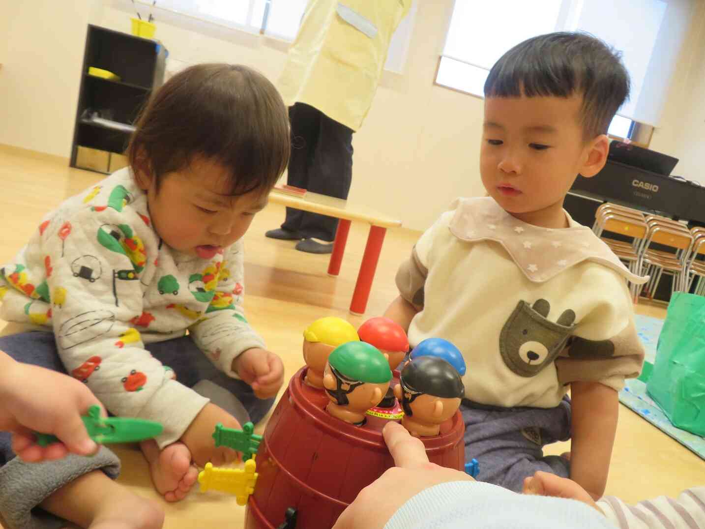 いつ飛んでくるかな～？！ドキドキ…☆