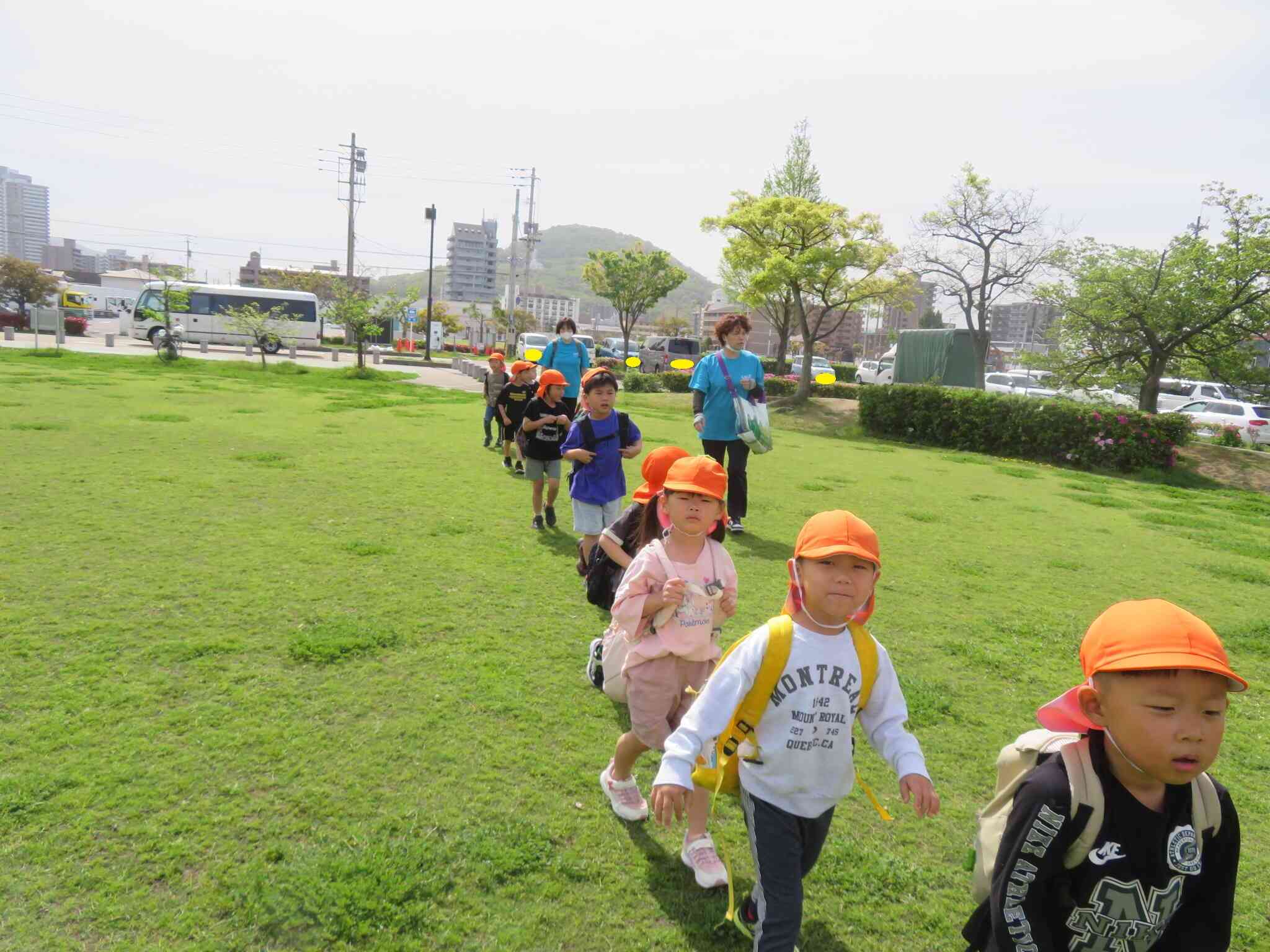 芝生がフカフカで気持ち良かった!