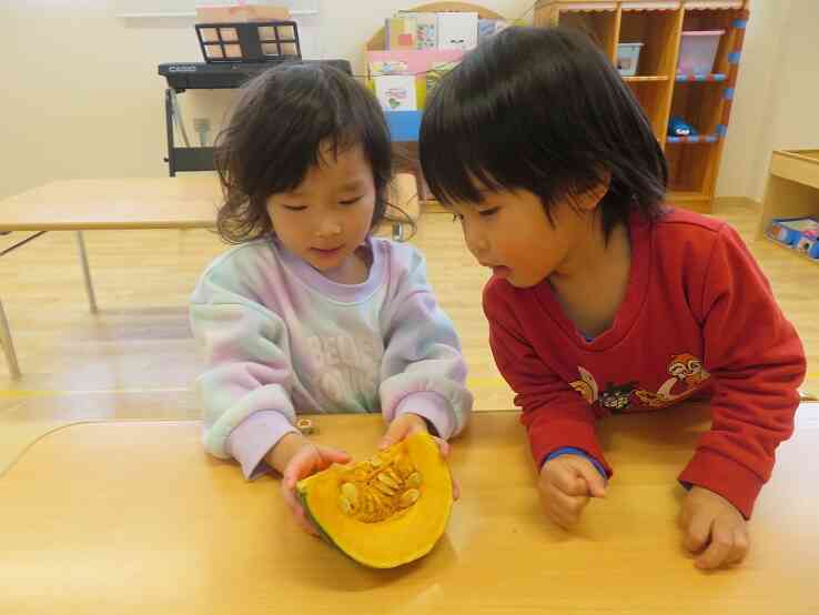 ＜食育＞　野菜を知ろう！　3歳児