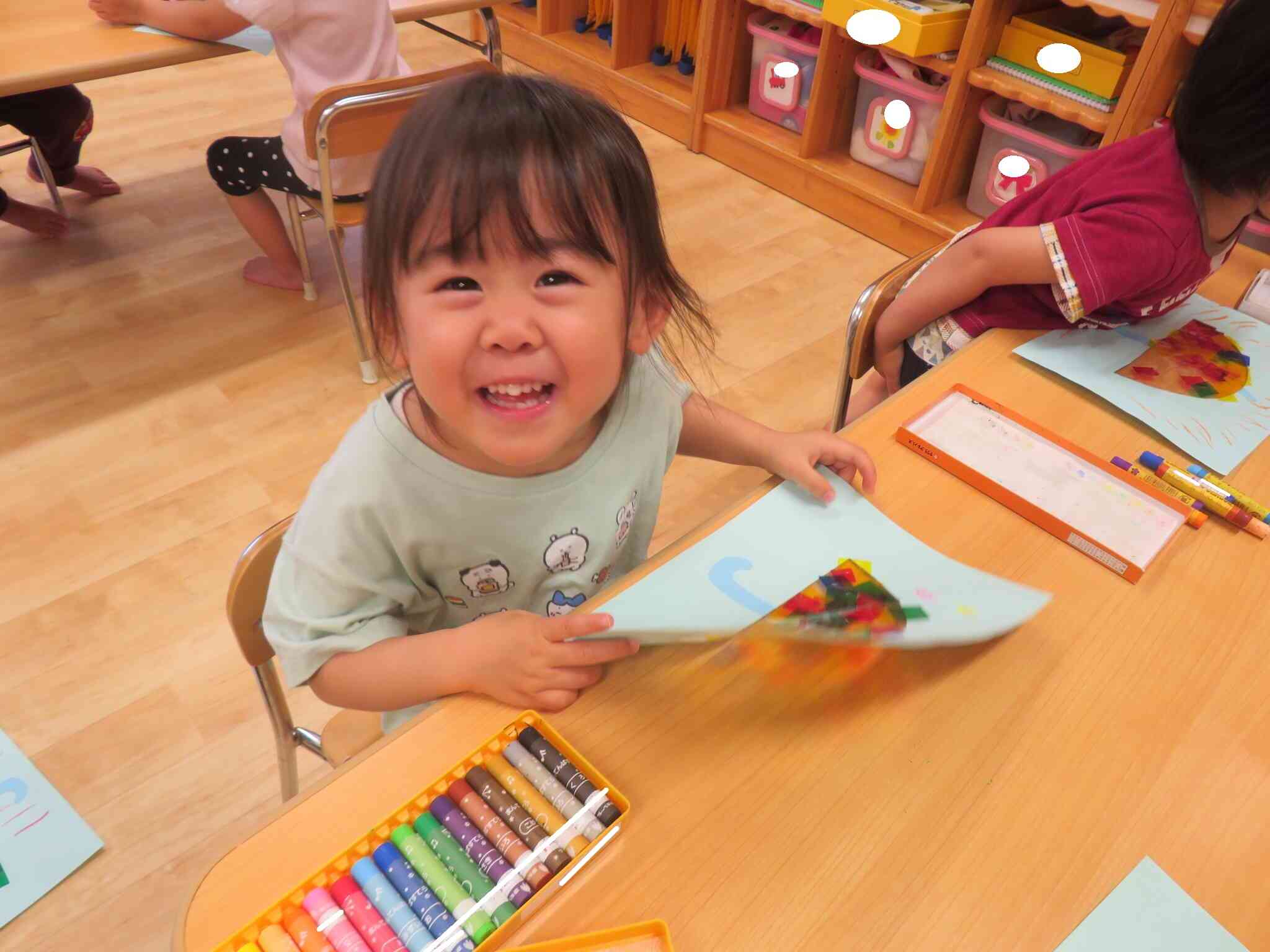 梅雨の製作☆傘を作ったよ!