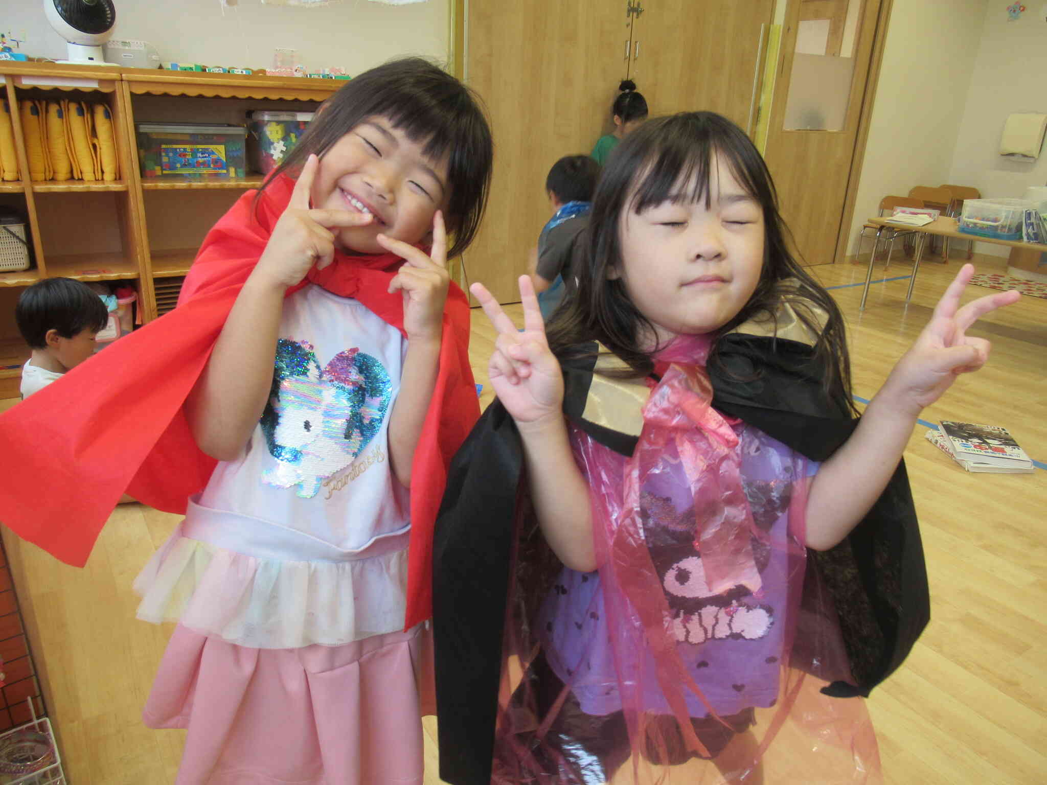 お化け屋敷ごっこ☆手作り衣装・飾り編！　きりん組（5歳児）