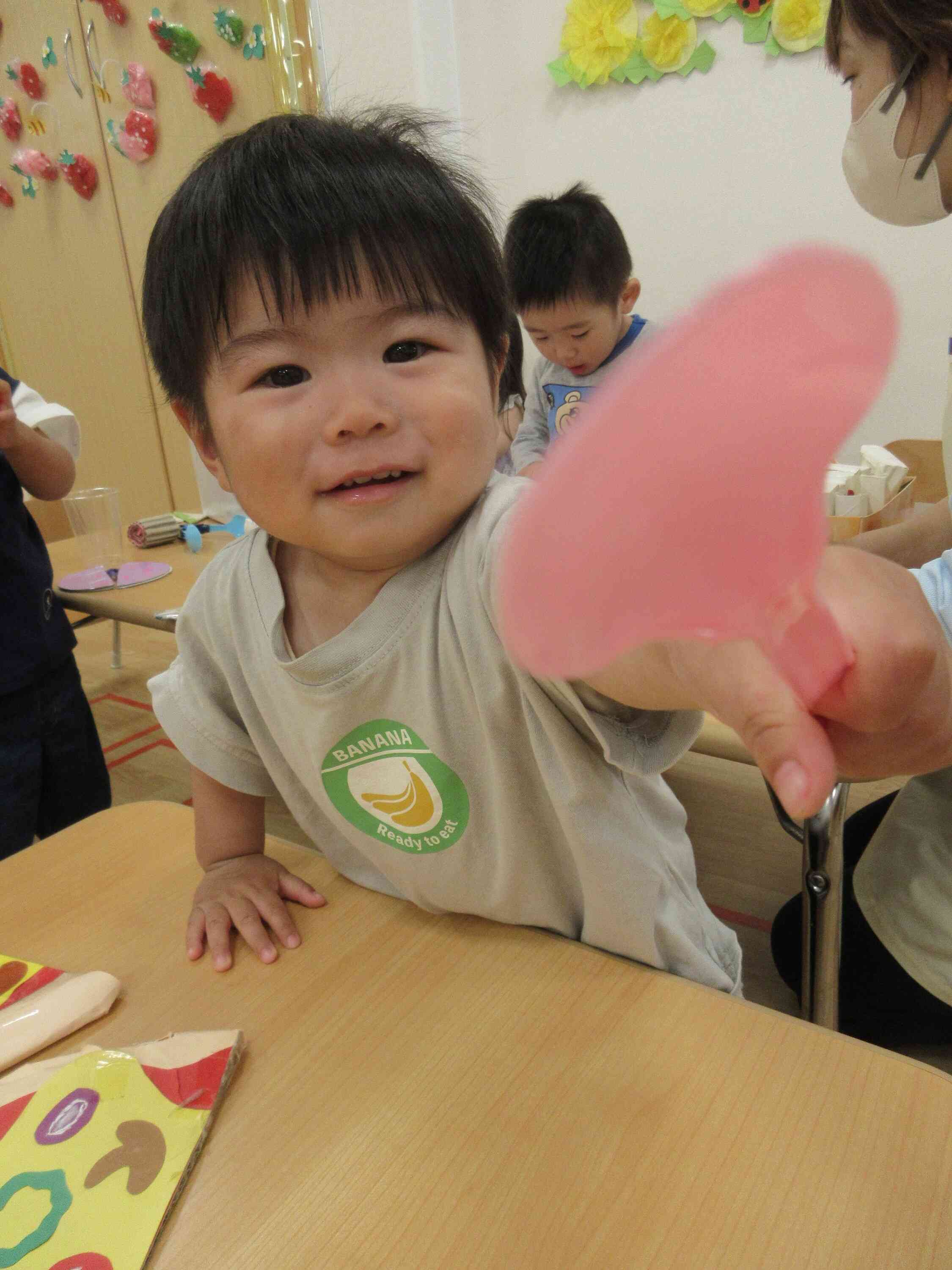 先生も食べて～♪