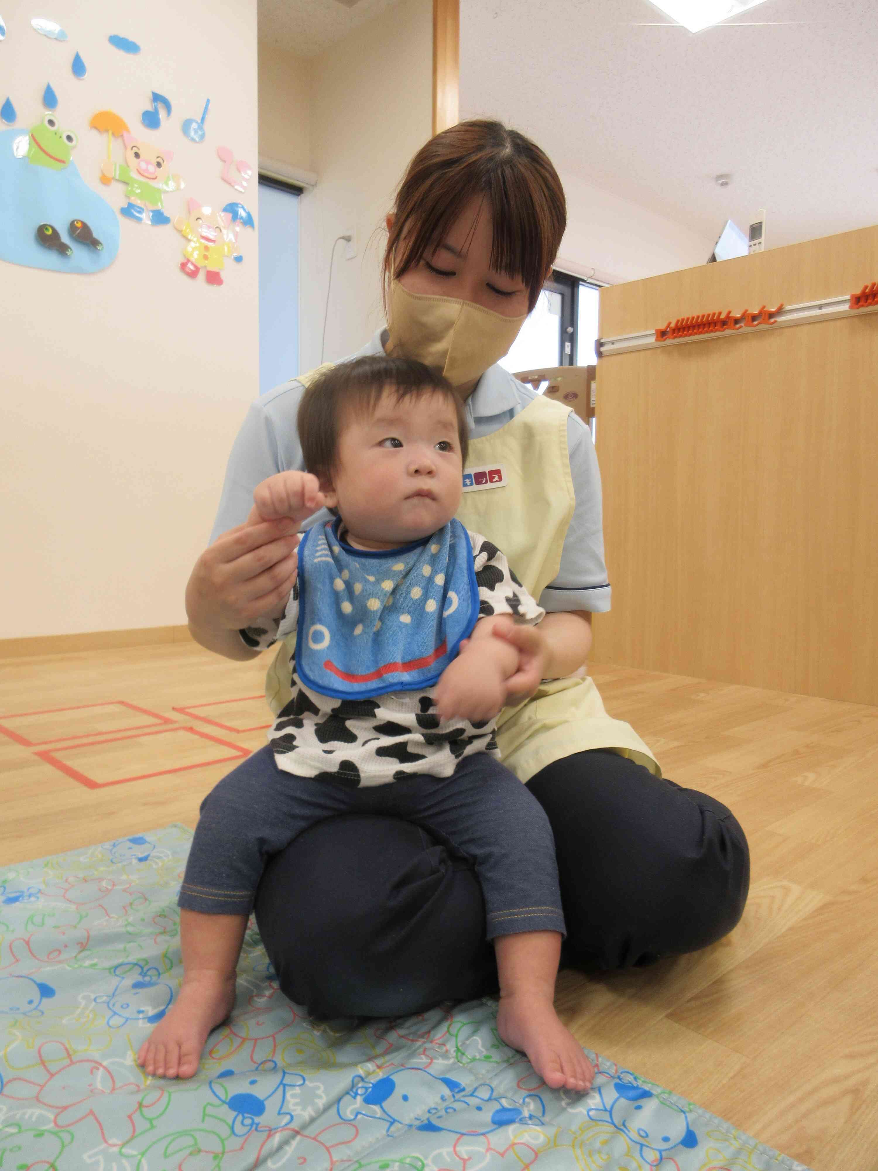 先生と一緒に踊ったよ☆