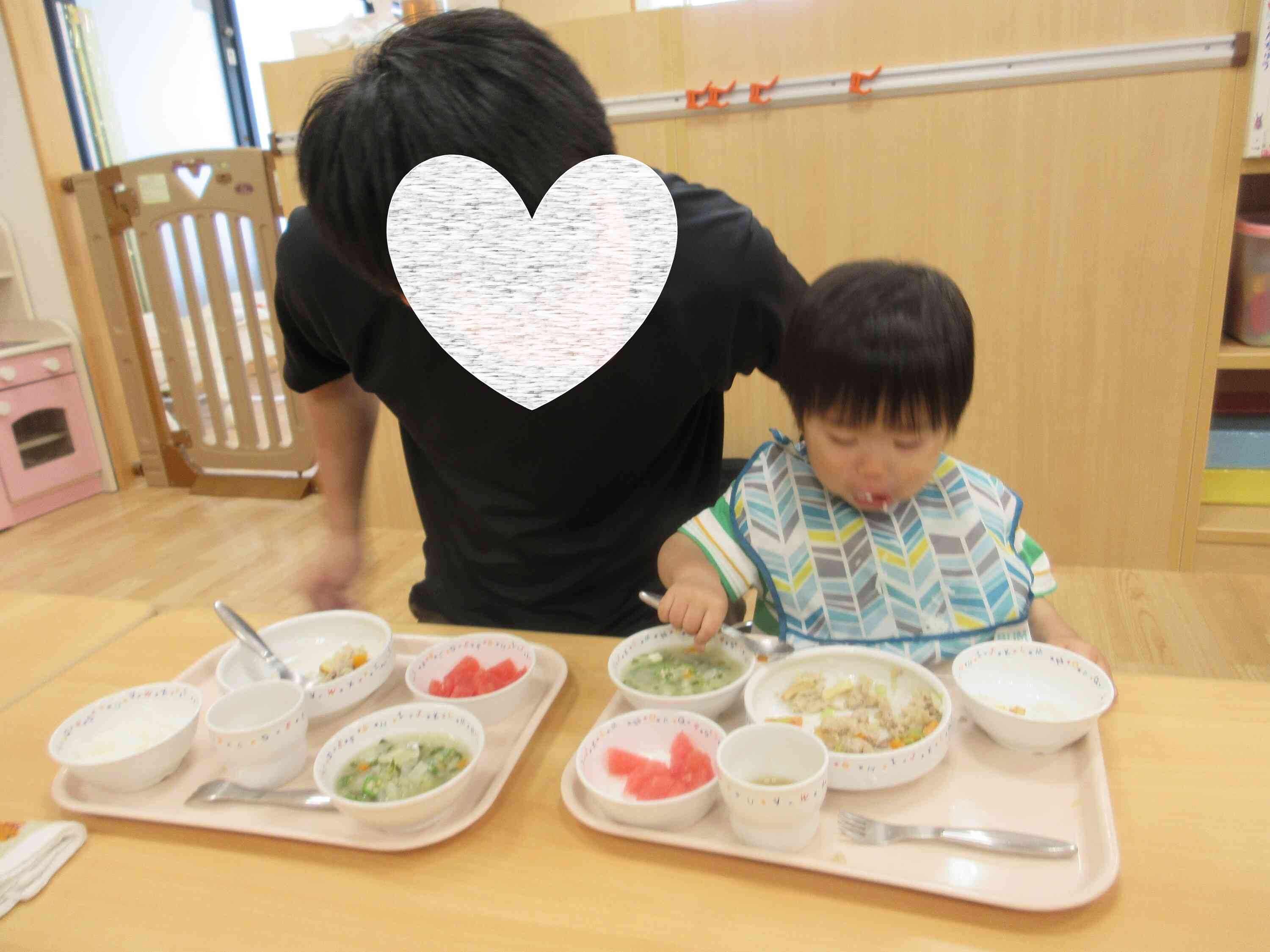 もぐもぐ今日もたくさん食べたね♡