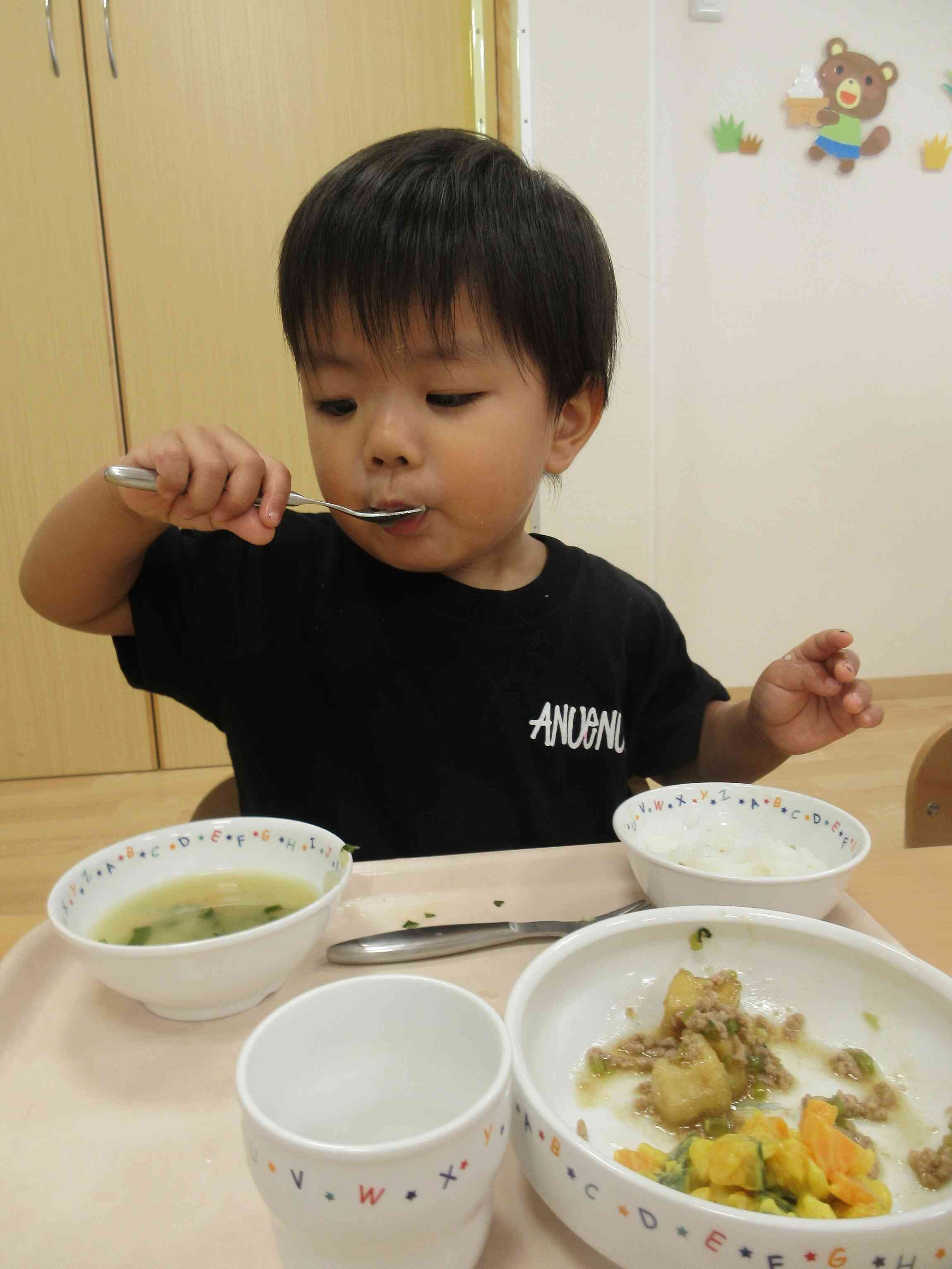 大きなお口でパクッ！