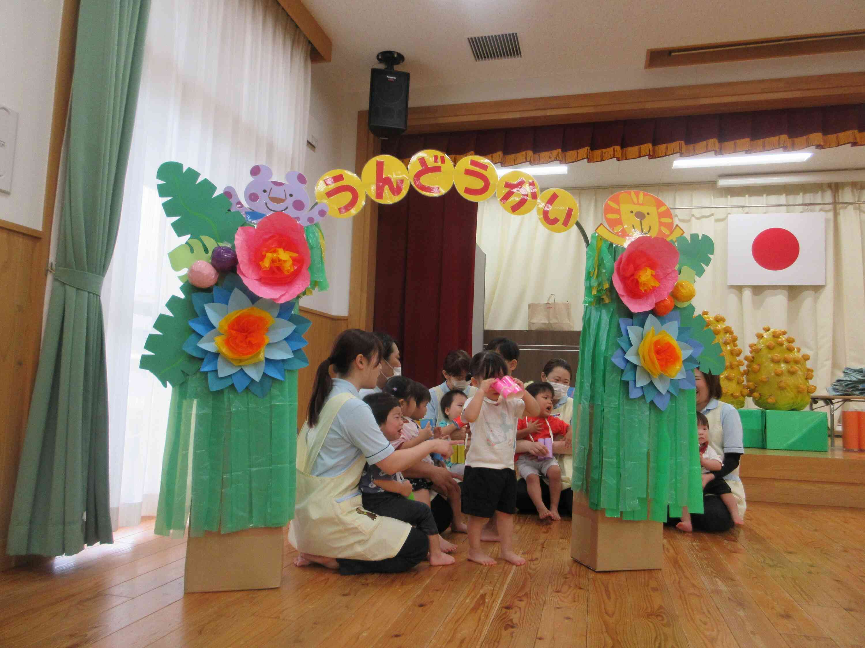 ちょぴり緊張して涙のお友だちもいましたが、みんな最後までとっても頑張りました！