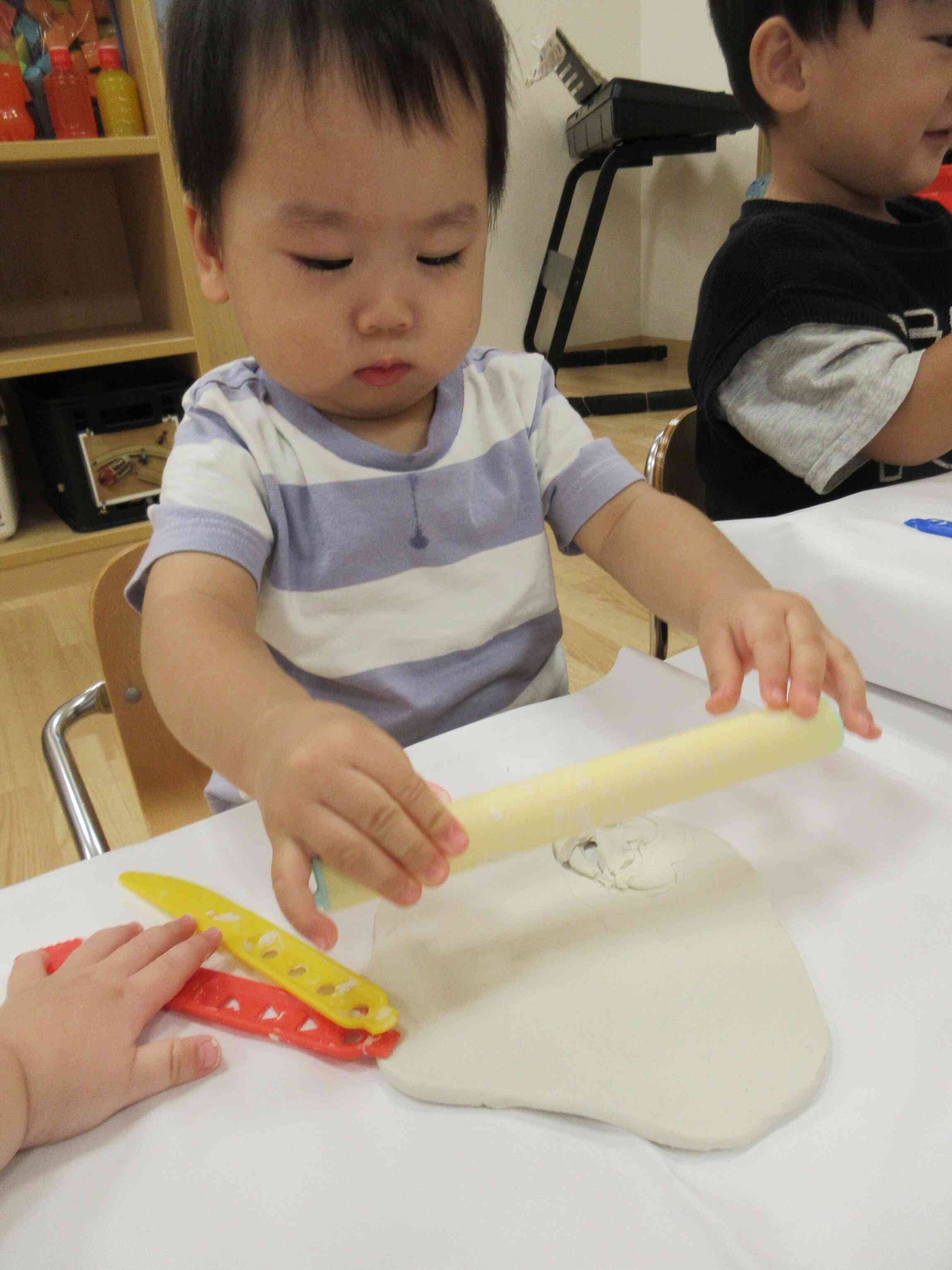 ギュッギュと力いっぱい伸ばしていましたよ♪