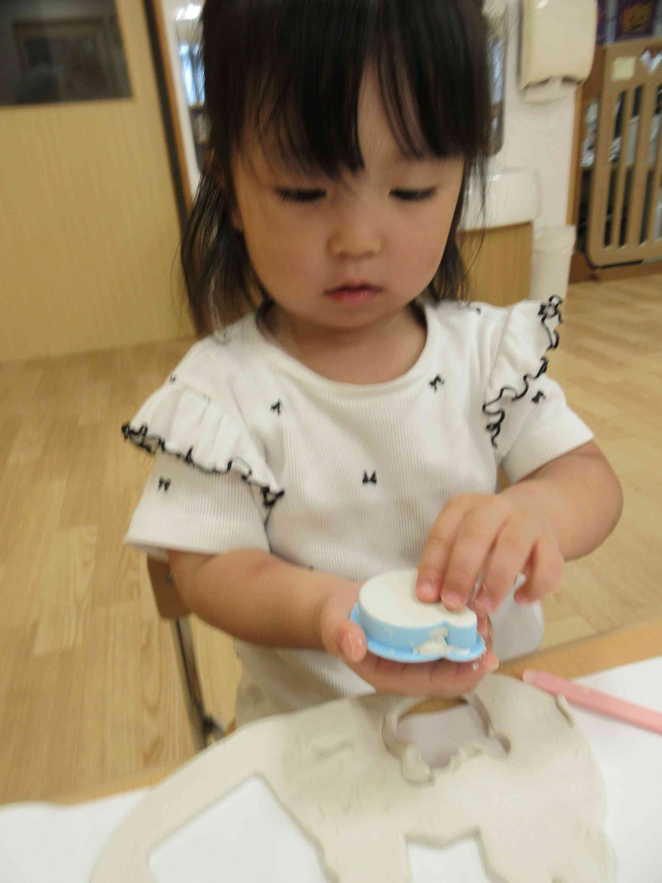 粘土遊びをしました♪