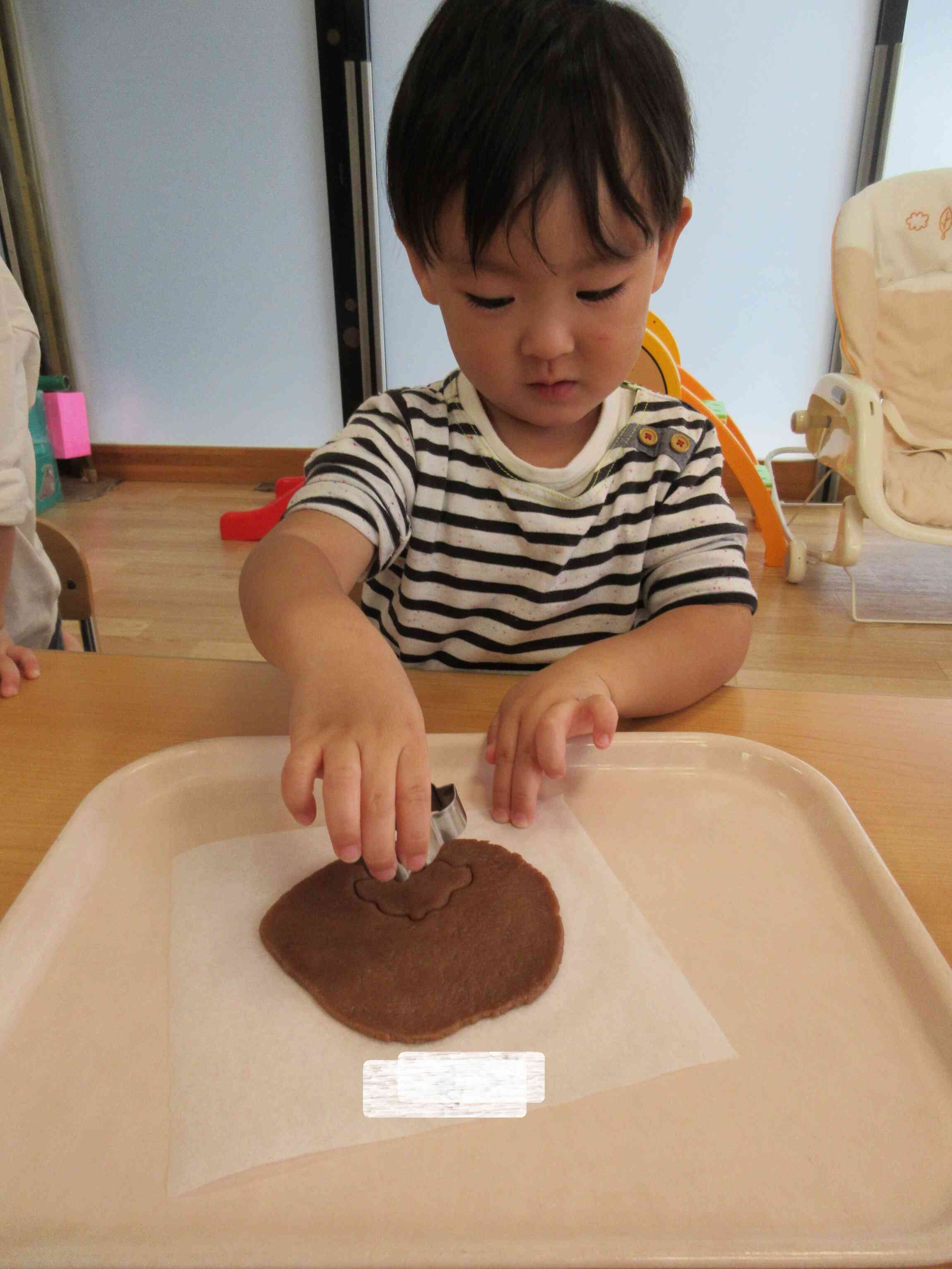 型抜きでぺったん！