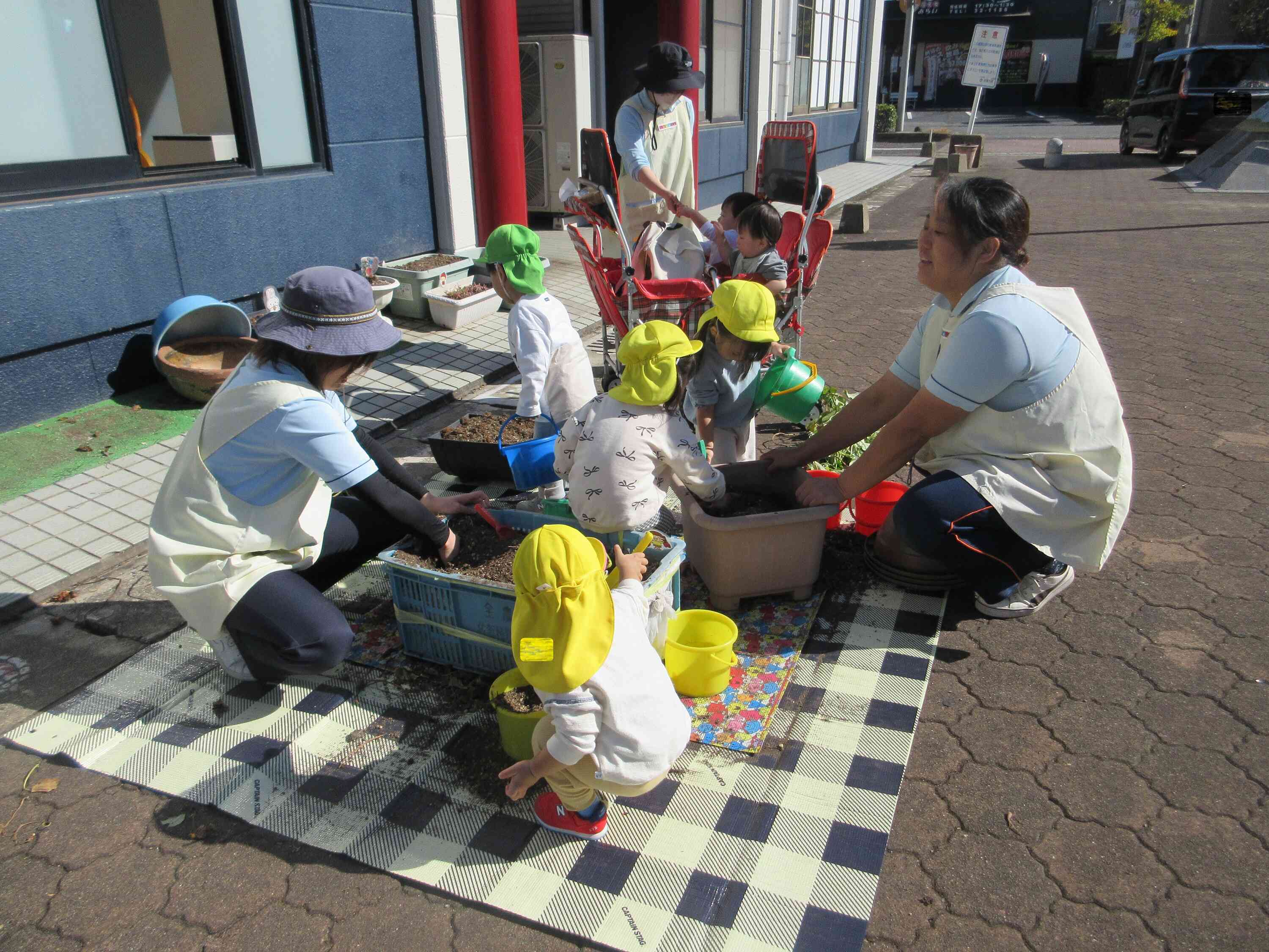 芋ほりをしました♪