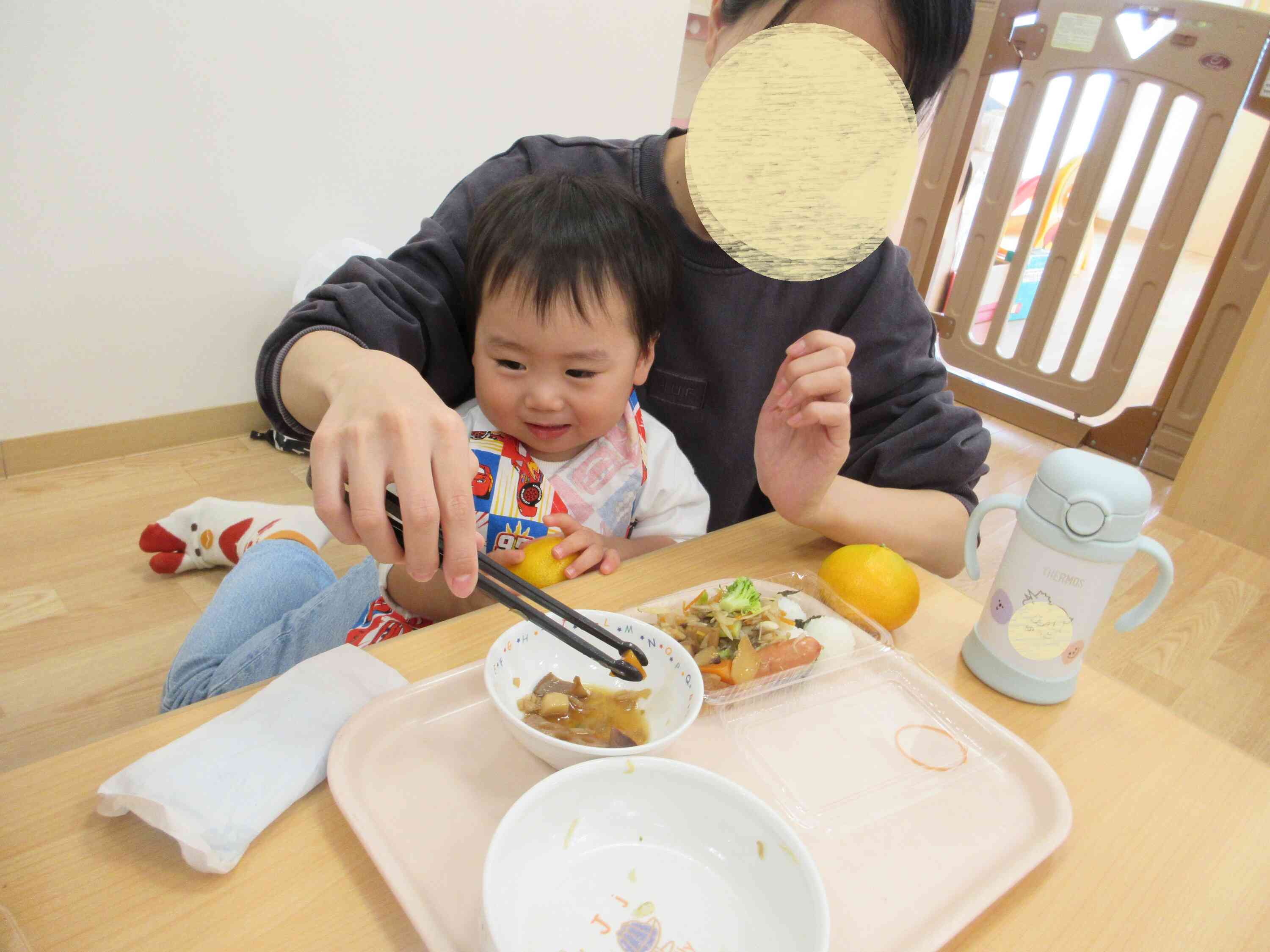 ママ、がんばれ～～♡　