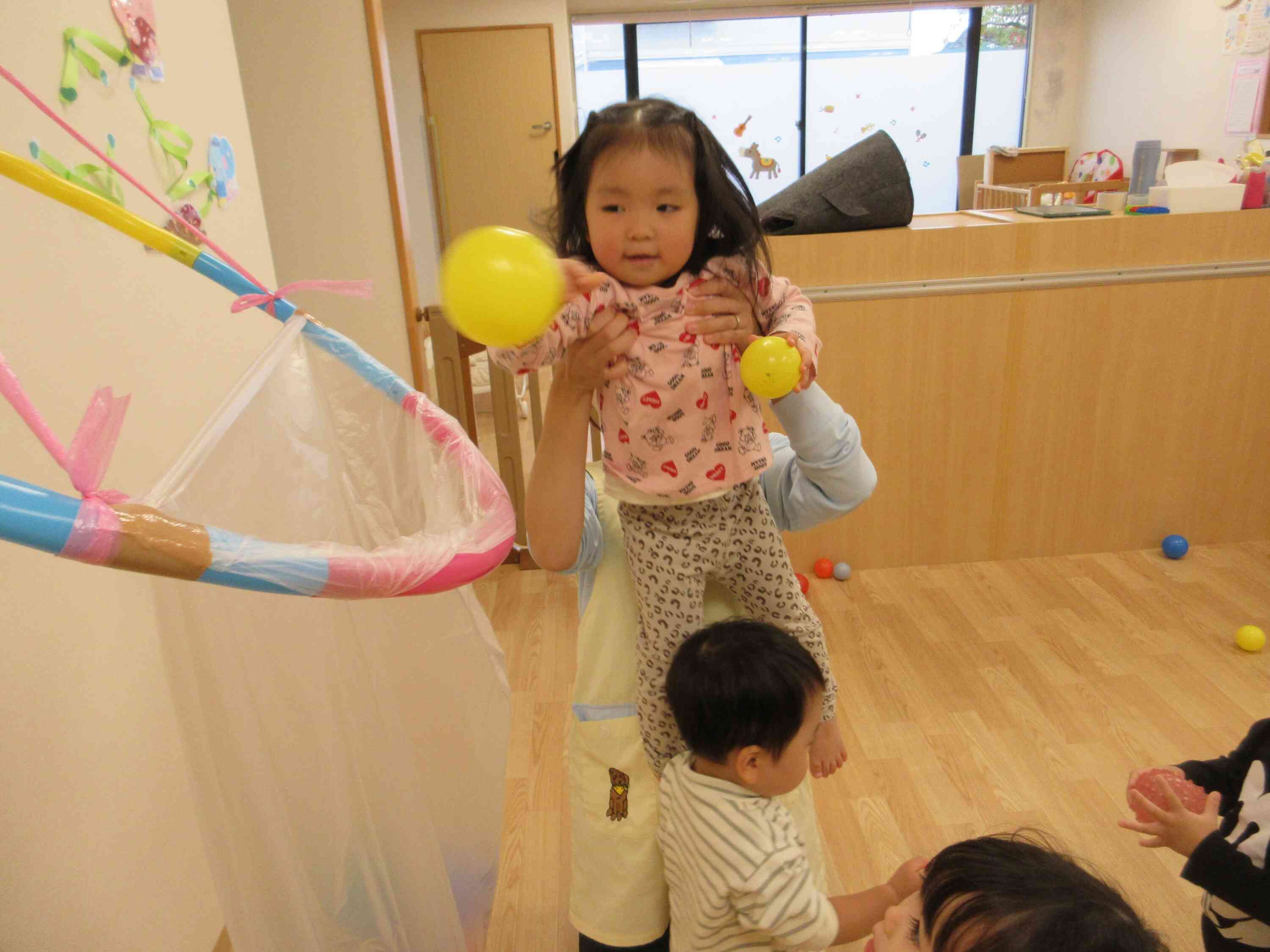 みんな上手く投げることができていました♪