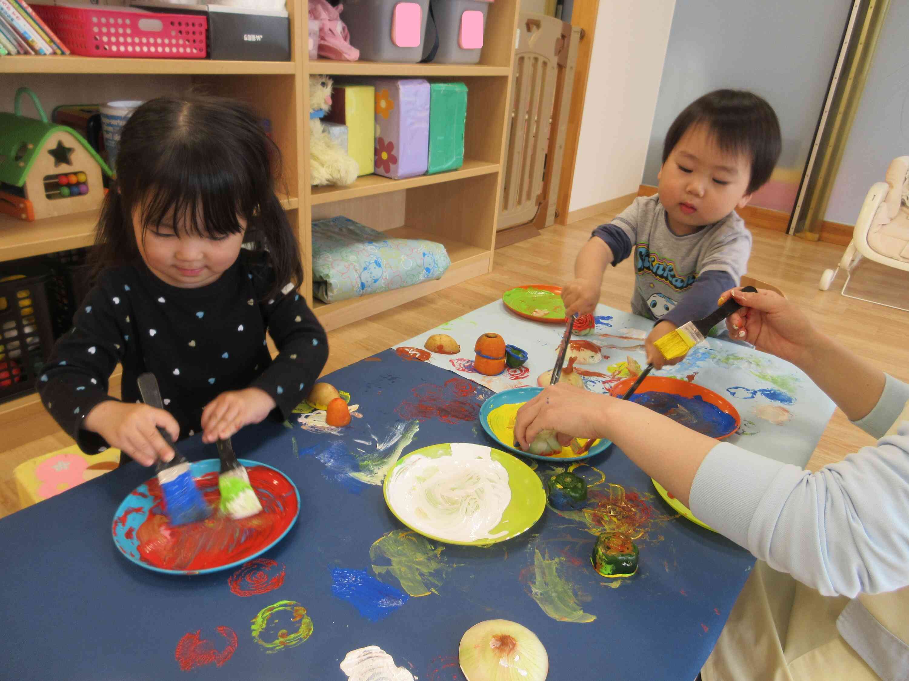 ～食育～野菜スタンプ